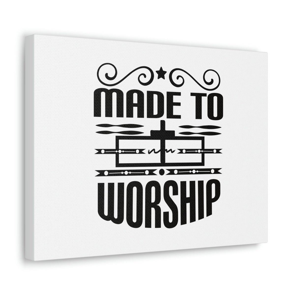 Scripture Walls Made To Worship Revelation 4:11 Cross Christian Wall Art Bible Verse Print Ready to Hang Unframed-Express Your Love Gifts