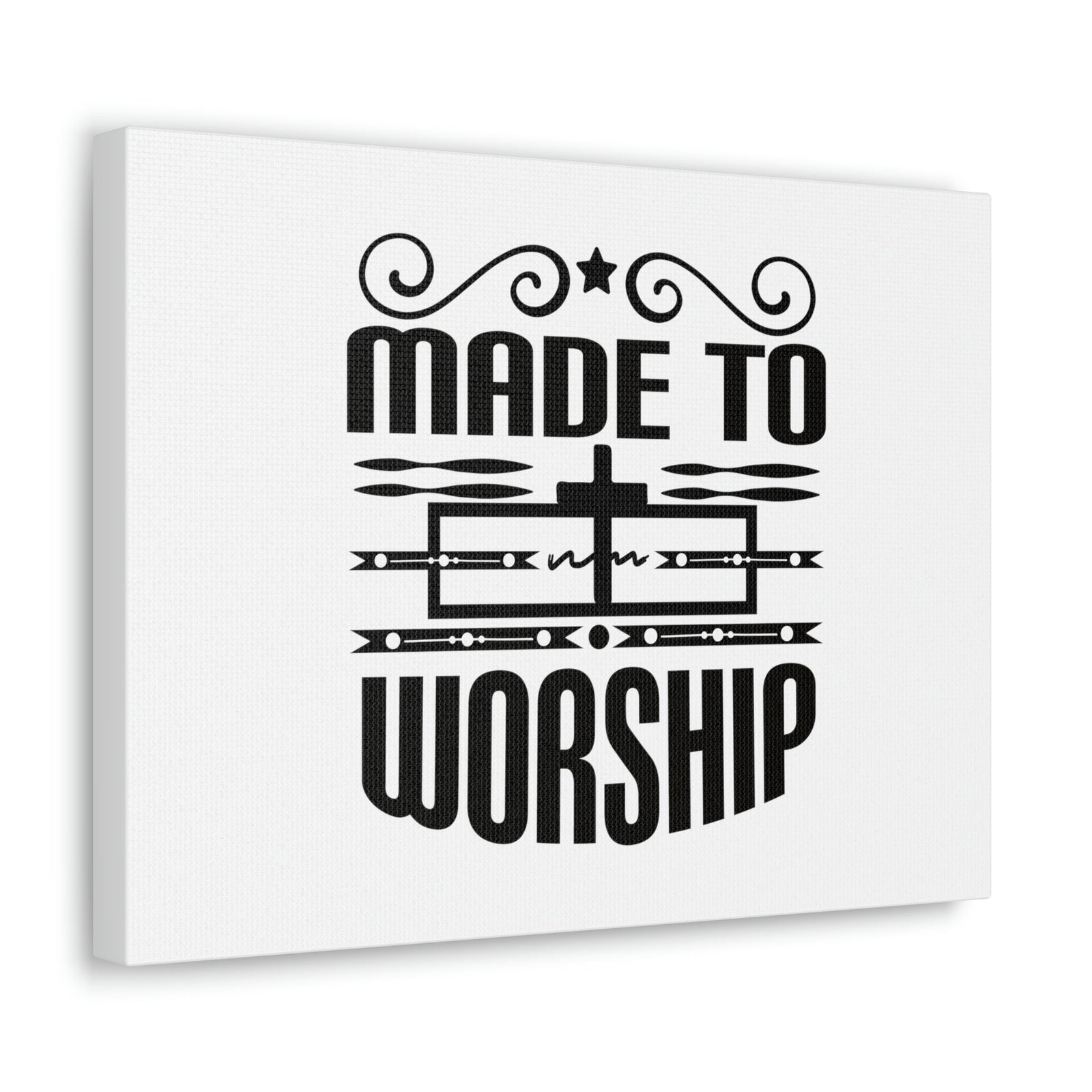 Scripture Walls Made To Worship Revelation 4:11 Cross Christian Wall Art Bible Verse Print Ready to Hang Unframed-Express Your Love Gifts