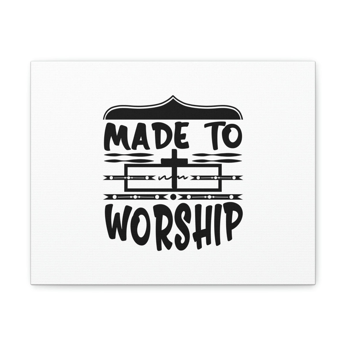 Scripture Walls Made To Worship Revelation 4:11 White Christian Wall Art Bible Verse Print Ready to Hang Unframed-Express Your Love Gifts