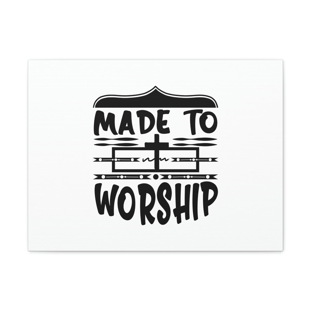 Scripture Walls Made To Worship Revelation 4:11 White Christian Wall Art Bible Verse Print Ready to Hang Unframed-Express Your Love Gifts