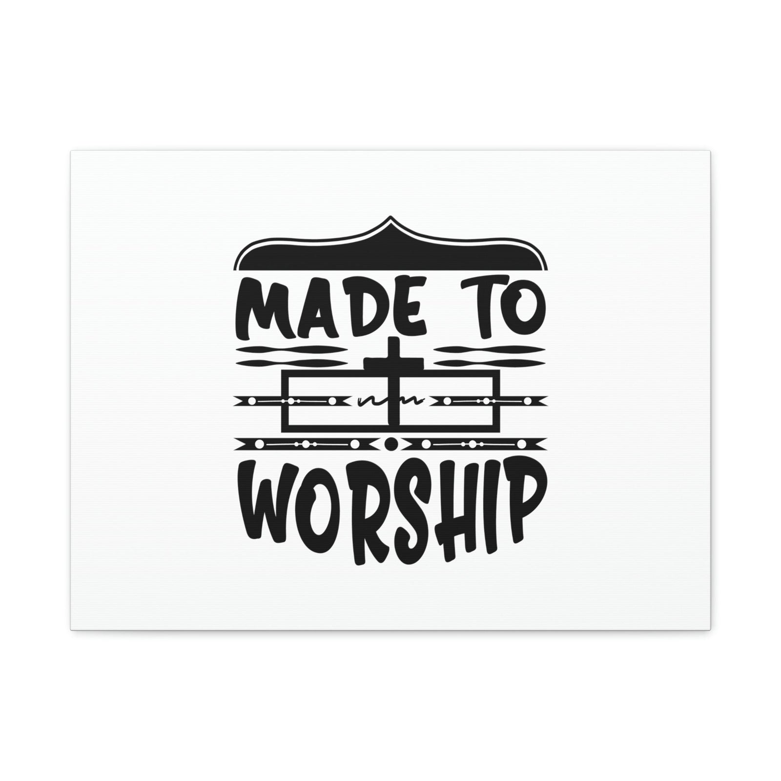 Scripture Walls Made To Worship Revelation 4:11 White Christian Wall Art Bible Verse Print Ready to Hang Unframed-Express Your Love Gifts