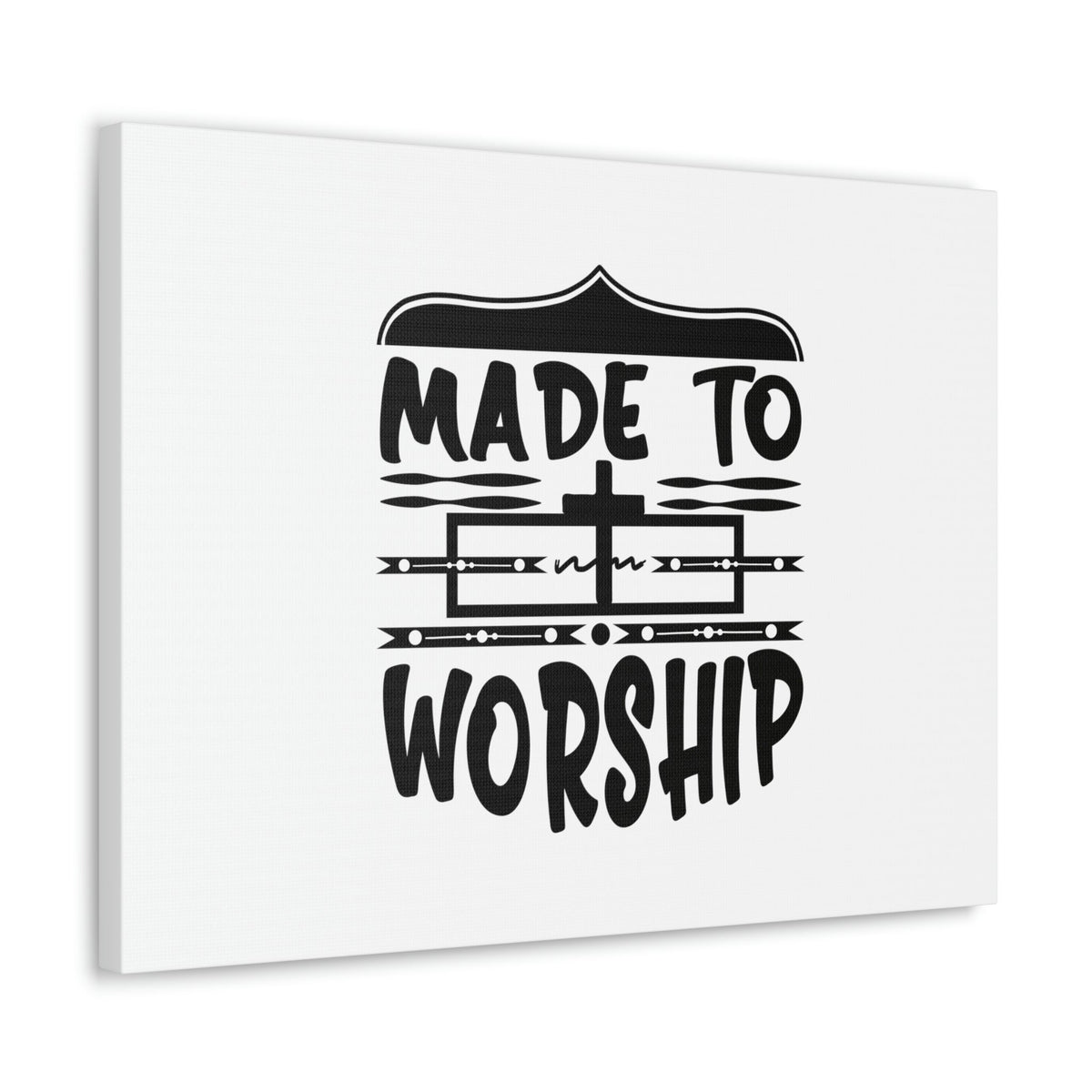 Scripture Walls Made To Worship Revelation 4:11 White Christian Wall Art Bible Verse Print Ready to Hang Unframed-Express Your Love Gifts