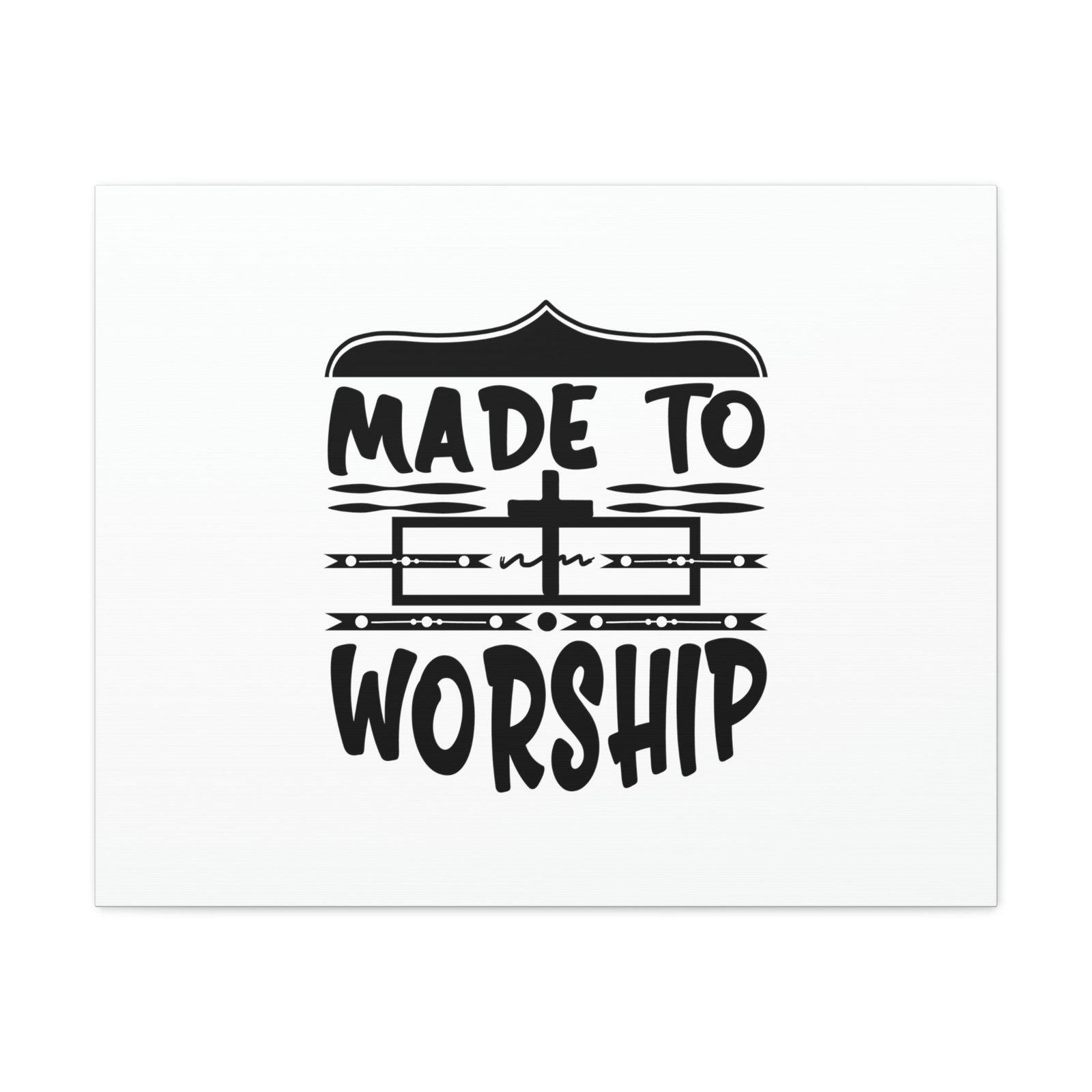 Scripture Walls Made To Worship Revelation 4:11 White Christian Wall Art Bible Verse Print Ready to Hang Unframed-Express Your Love Gifts