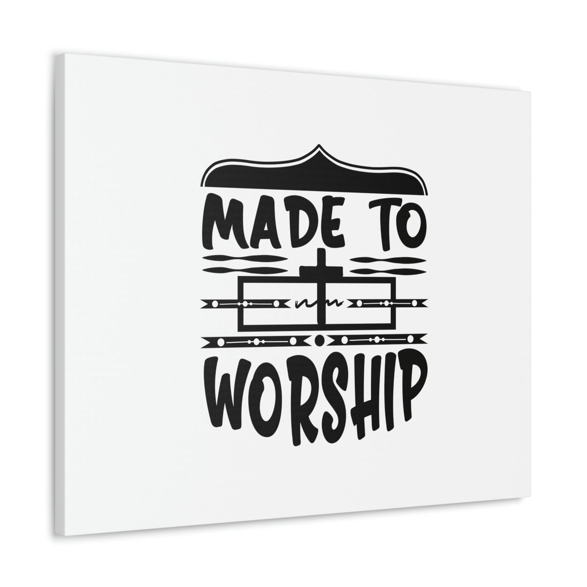 Scripture Walls Made To Worship Revelation 4:11 White Christian Wall Art Bible Verse Print Ready to Hang Unframed-Express Your Love Gifts
