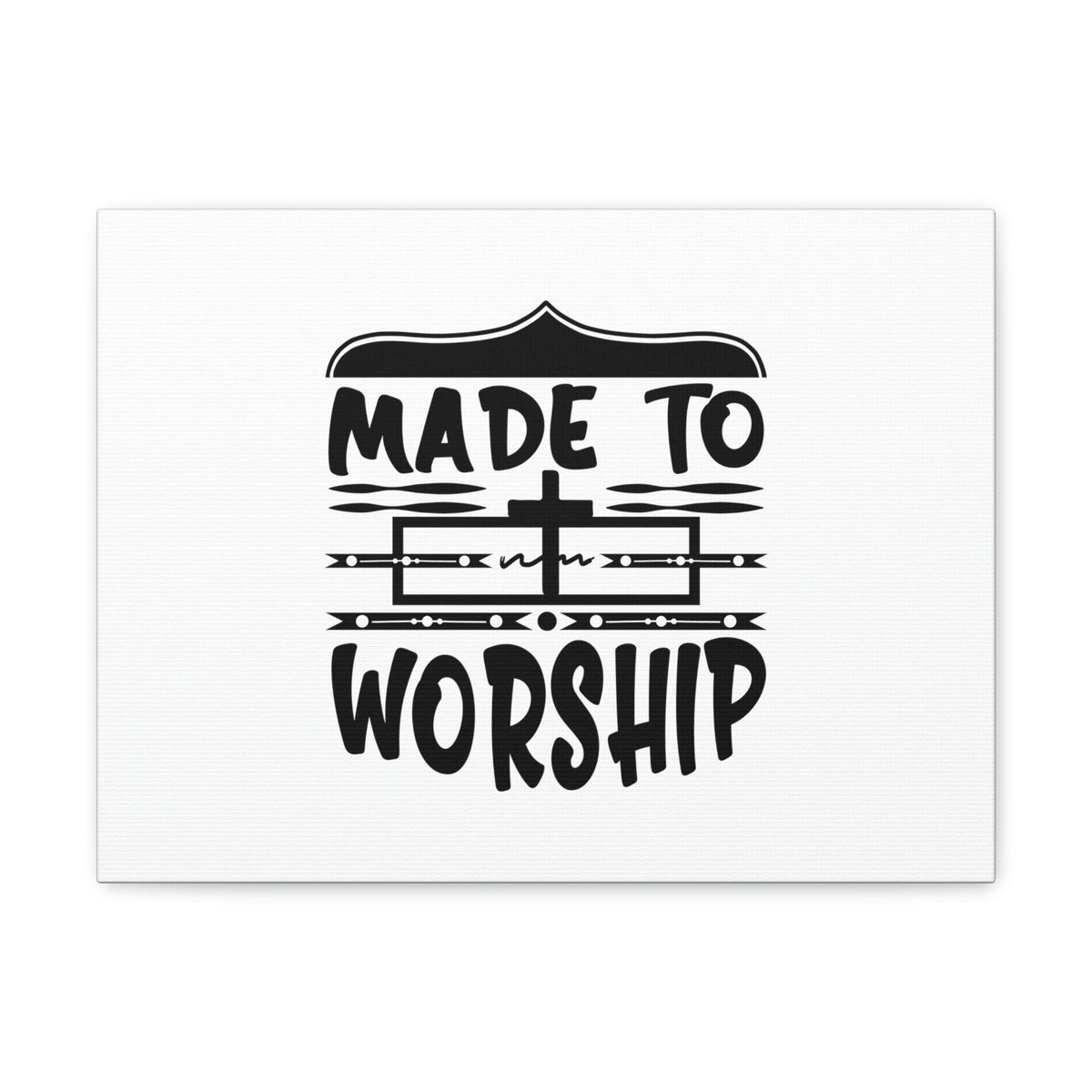 Scripture Walls Made To Worship Revelation 4:11 White Christian Wall Art Bible Verse Print Ready to Hang Unframed-Express Your Love Gifts