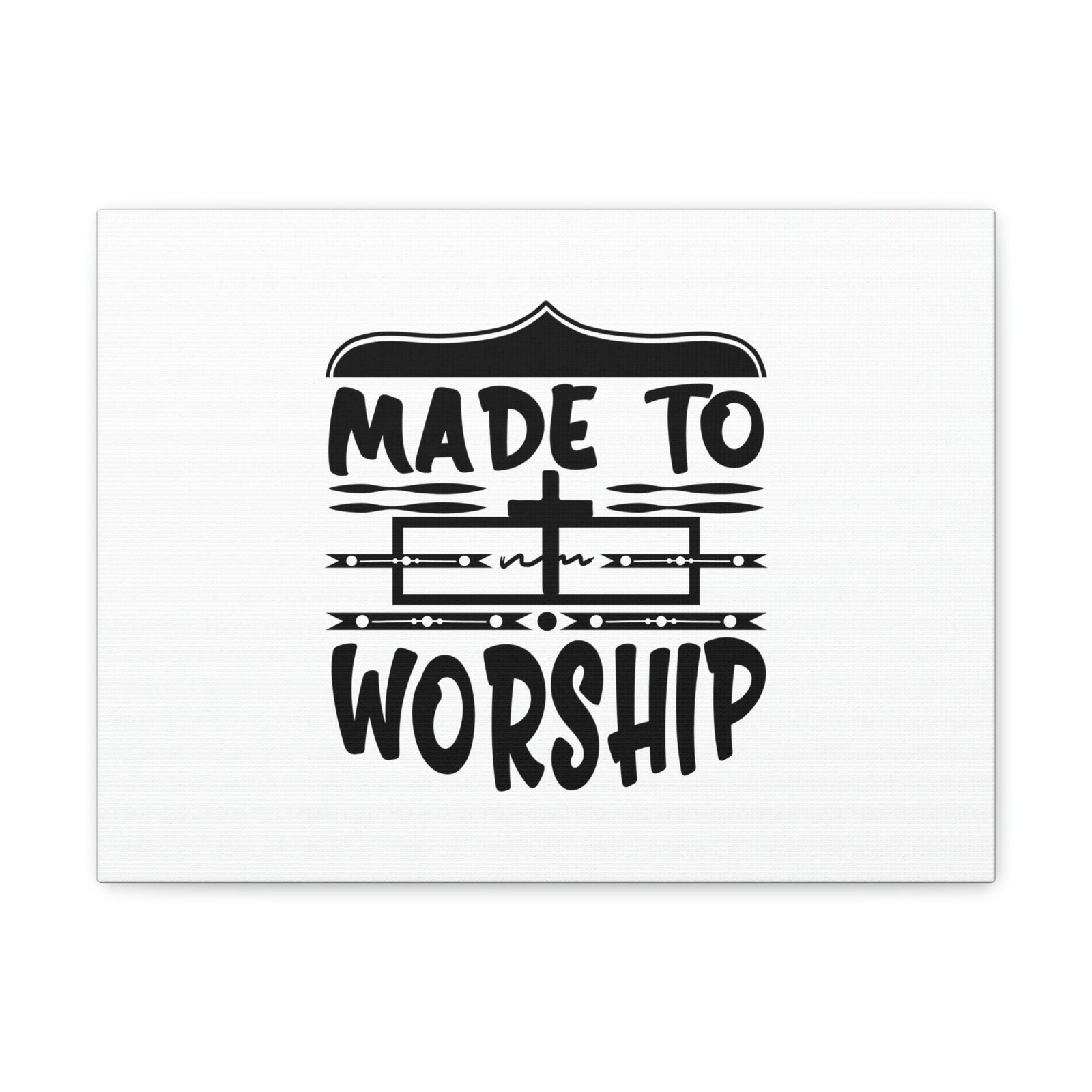 Scripture Walls Made To Worship Revelation 4:11 White Christian Wall Art Bible Verse Print Ready to Hang Unframed-Express Your Love Gifts
