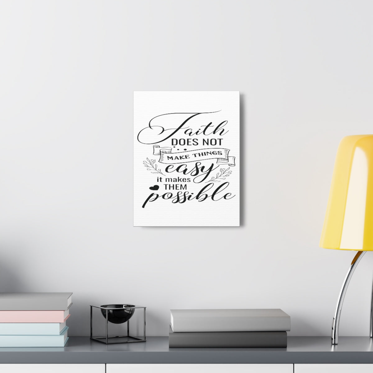 Scripture Walls Makes Them Possible Luke 1:37 Christian Wall Art Print Ready to Hang Unframed-Express Your Love Gifts