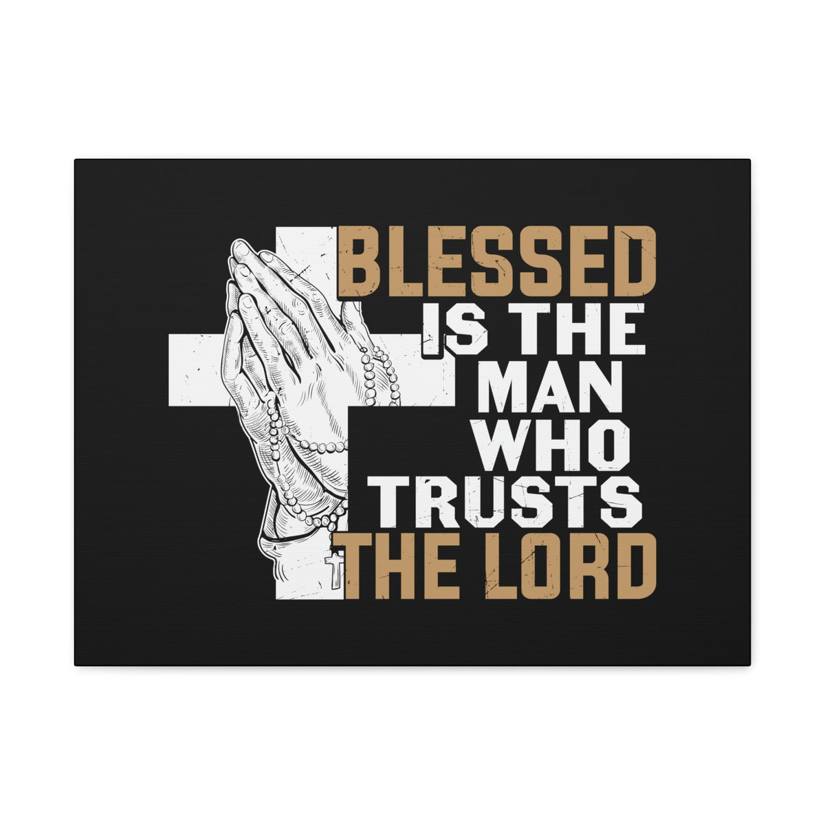 Scripture Walls Man Who Trusts The Lord Jeremiah 17:7 Christian Wall Art Bible Verse Print Ready to Hang Unframed-Express Your Love Gifts
