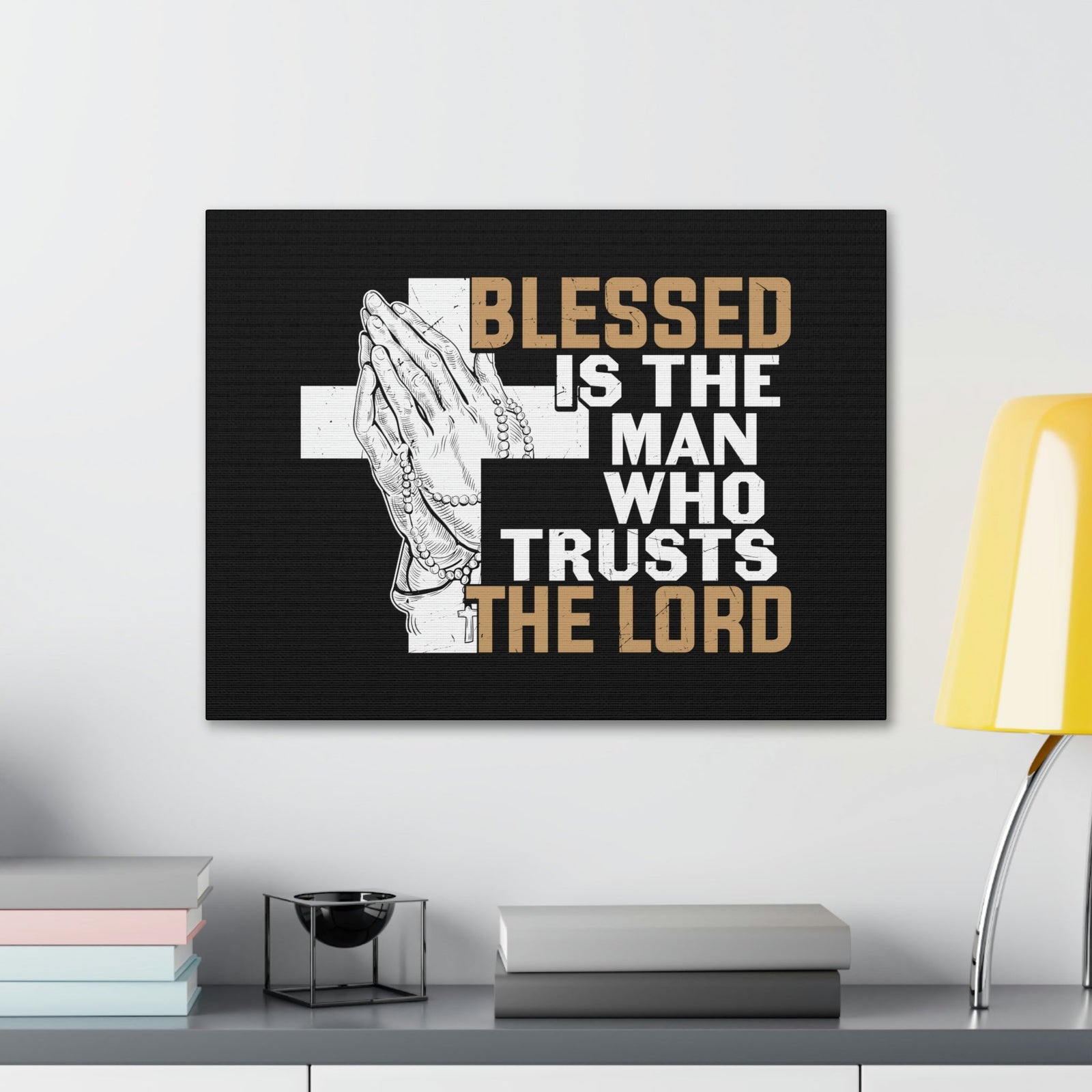 Scripture Walls Man Who Trusts The Lord Jeremiah 17:7 Christian Wall Art Bible Verse Print Ready to Hang Unframed-Express Your Love Gifts