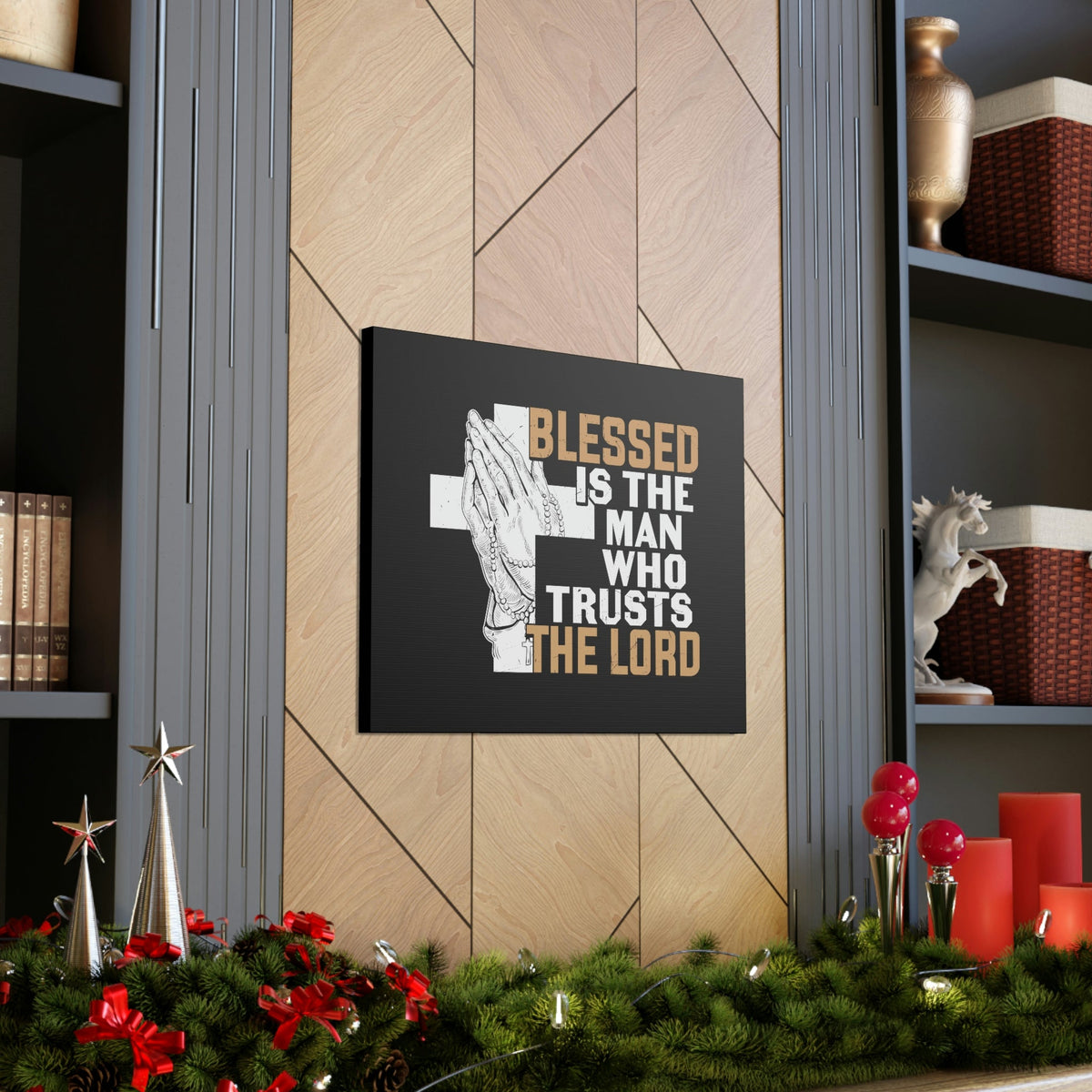 Scripture Walls Man Who Trusts The Lord Jeremiah 17:7 Christian Wall Art Bible Verse Print Ready to Hang Unframed-Express Your Love Gifts