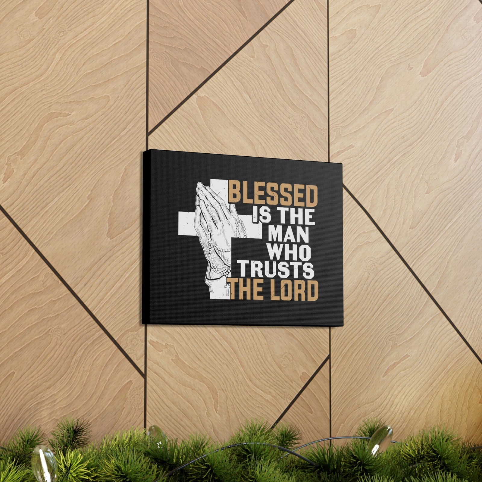 Scripture Walls Man Who Trusts The Lord Jeremiah 17:7 Christian Wall Art Bible Verse Print Ready to Hang Unframed-Express Your Love Gifts