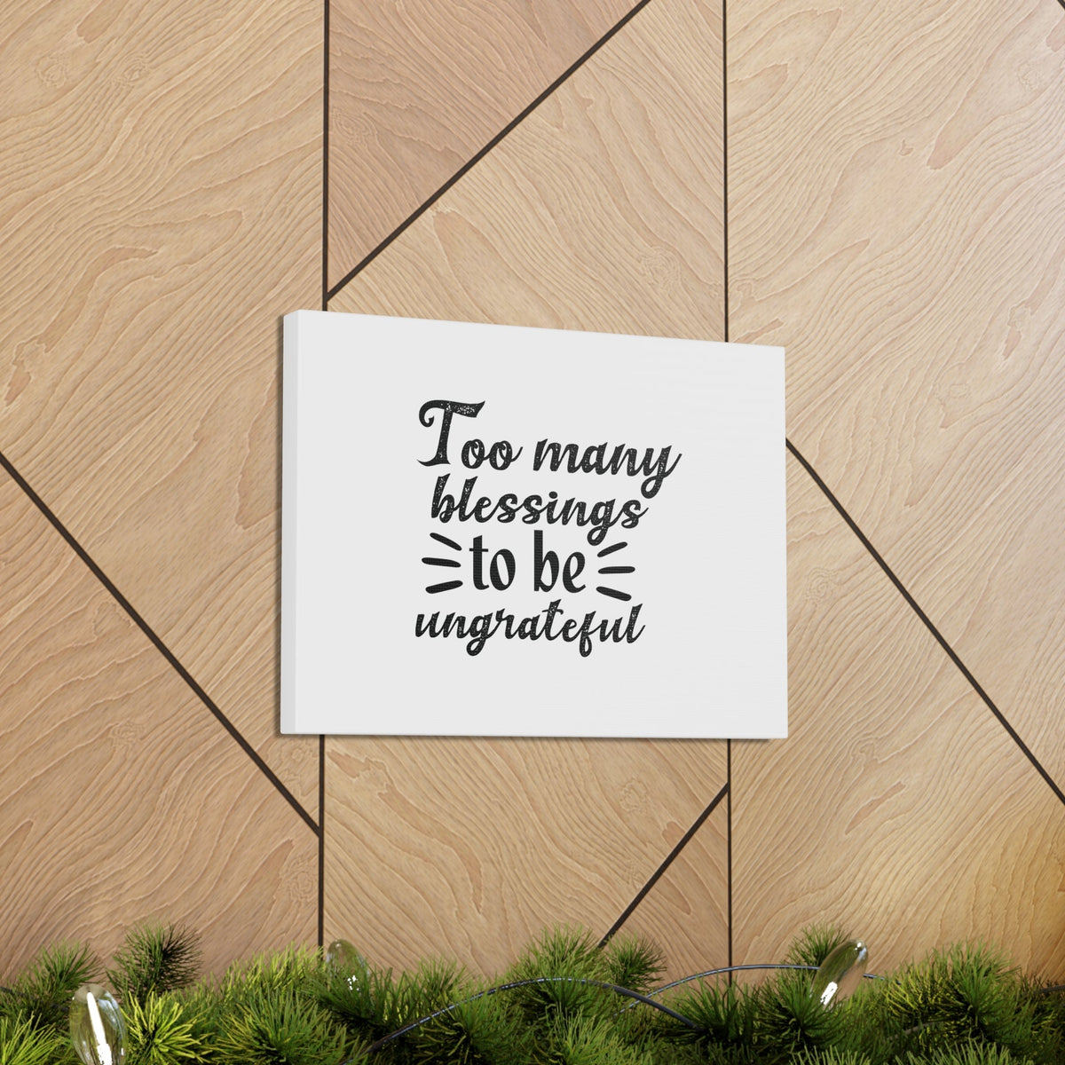Scripture Walls Many Blessings 1 CHRONICLES 16:34 Christian Wall Art Bible Verse Print Ready to Hang Unframed-Express Your Love Gifts