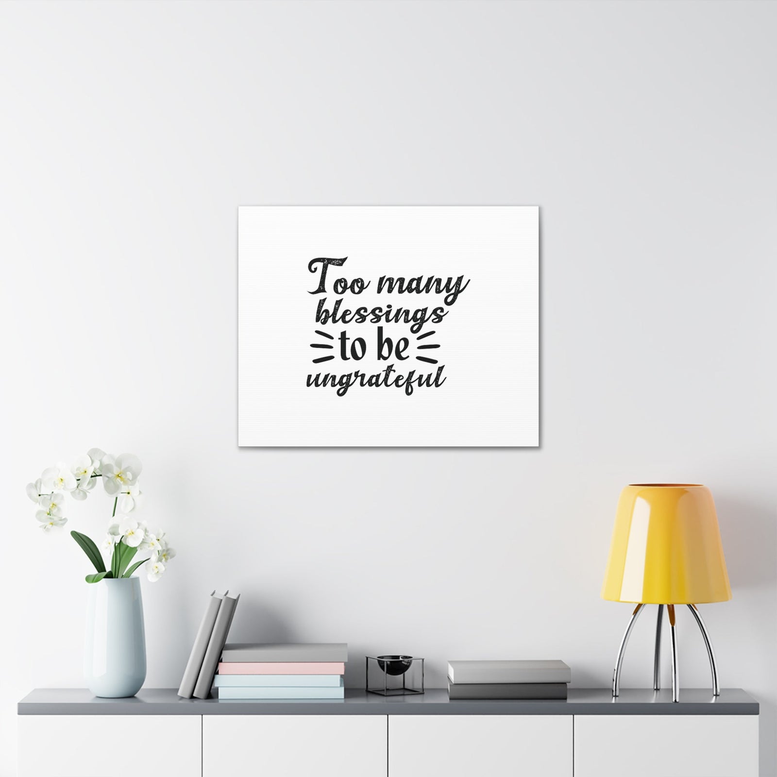 Scripture Walls Many Blessings 1 CHRONICLES 16:34 Christian Wall Art Bible Verse Print Ready to Hang Unframed-Express Your Love Gifts