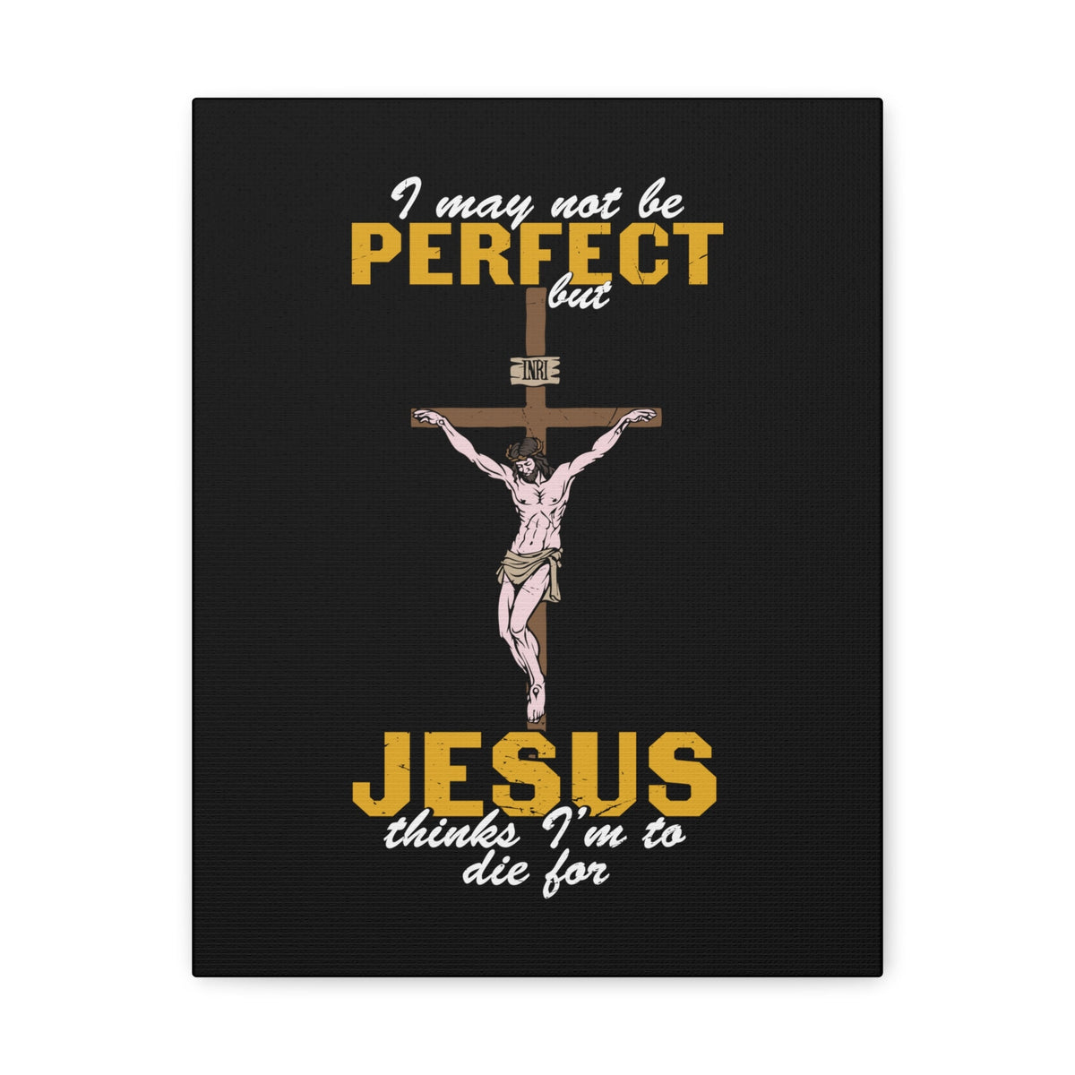 Scripture Walls May Not Be Perfect Romans 10:9 Christian Wall Art Bible Verse Print Ready to Hang Unframed-Express Your Love Gifts