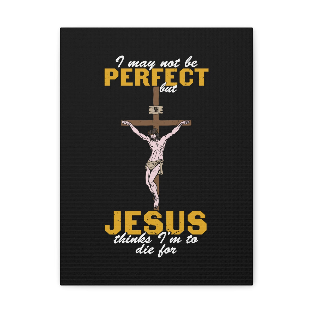 Scripture Walls May Not Be Perfect Romans 10:9 Christian Wall Art Bible Verse Print Ready to Hang Unframed-Express Your Love Gifts