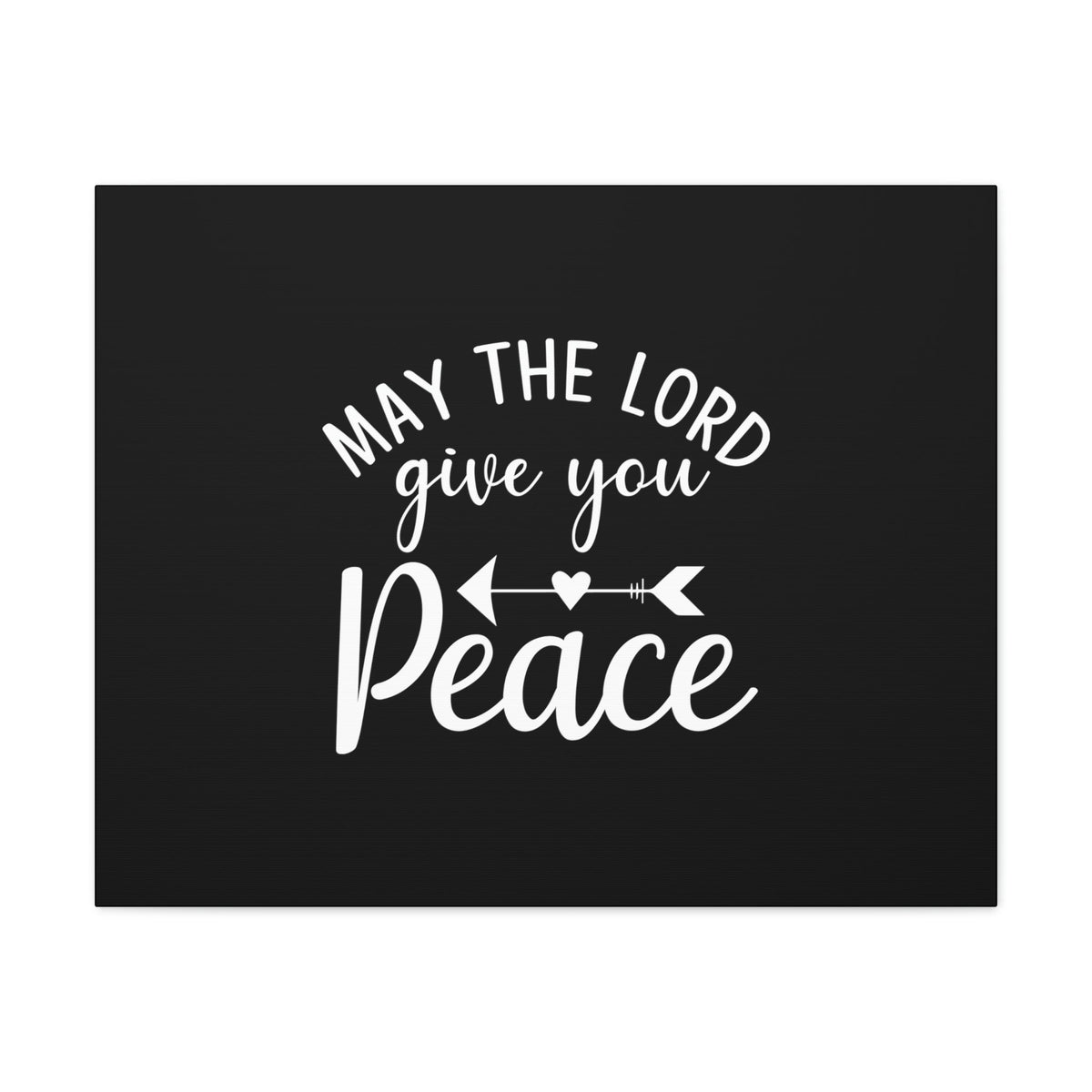 Scripture Walls May The Lord Give You Peace John 14:27 Christian Wall Art Bible Verse Print Ready to Hang Unframed-Express Your Love Gifts