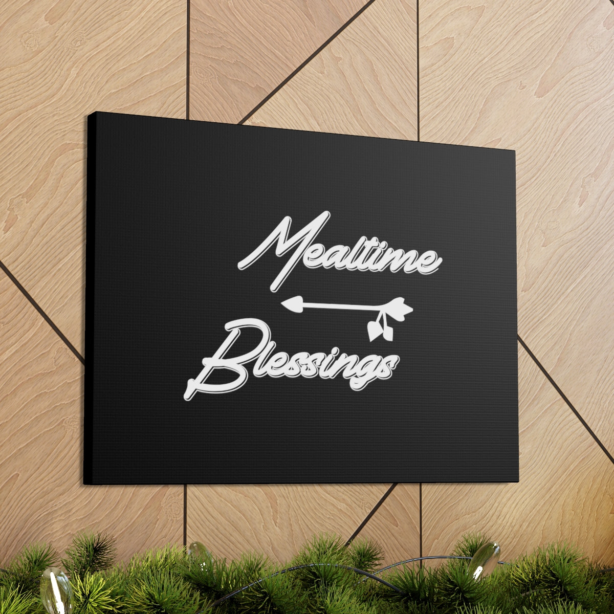 Scripture Walls Mealtime Blessings John 1:16 Christian Wall Art Bible Verse Print Ready to Hang Unframed-Express Your Love Gifts