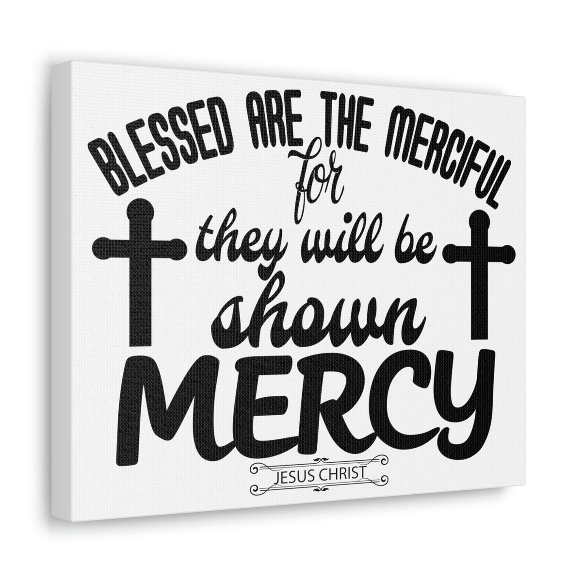 Scripture Walls Merciful Matthew 5:7 Christian Wall Art Print Ready to Hang Unframed-Express Your Love Gifts