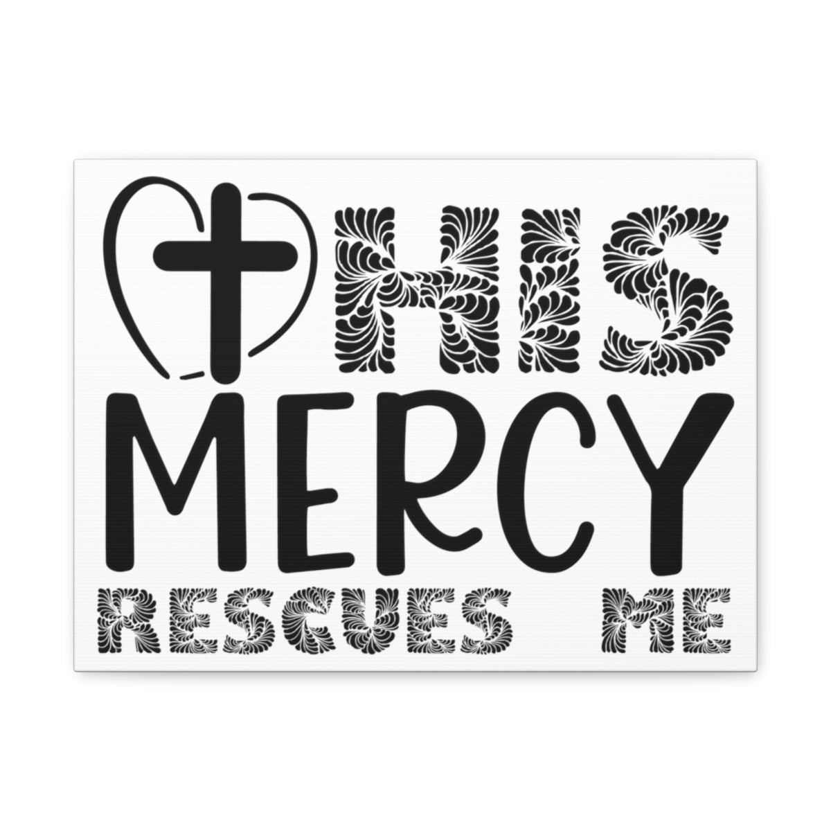 Scripture Walls Mercy Rescues Me 2 Timothy 4:18 Christian Wall Art Print Ready to Hang Unframed-Express Your Love Gifts