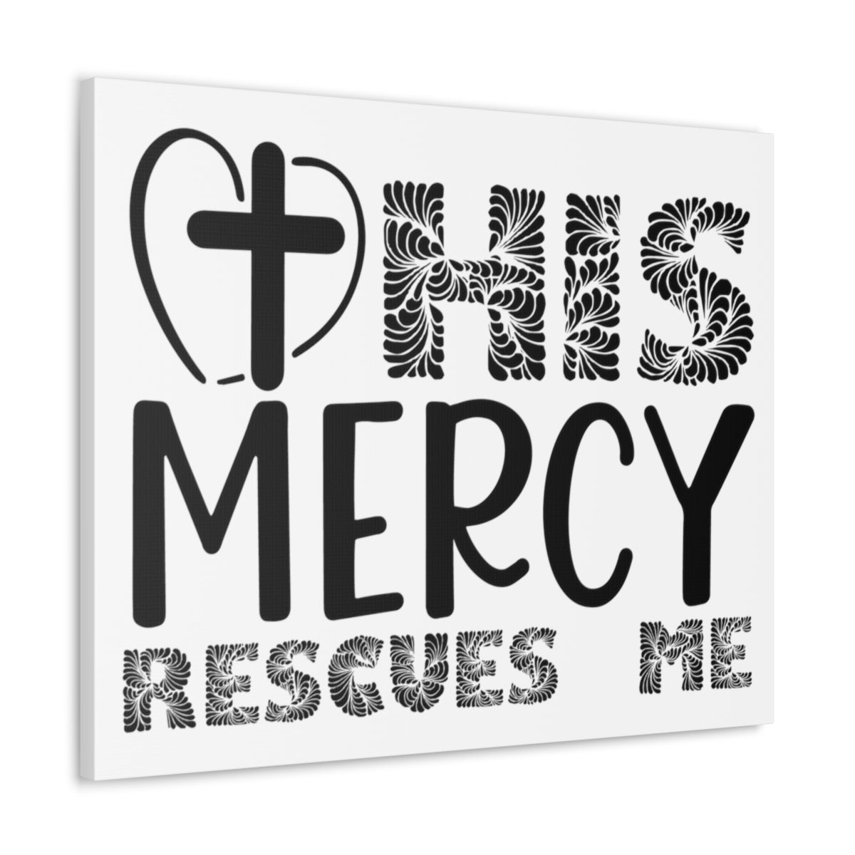 Scripture Walls Mercy Rescues Me 2 Timothy 4:18 Christian Wall Art Print Ready to Hang Unframed-Express Your Love Gifts