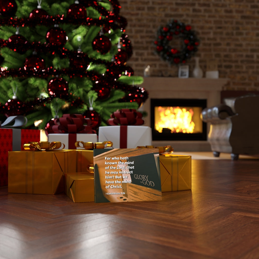 Scripture Walls Mind Of Christ 1 Corinthians 2:16 Bible Verse Canvas Christian Wall Art Ready to Hang Unframed-Express Your Love Gifts