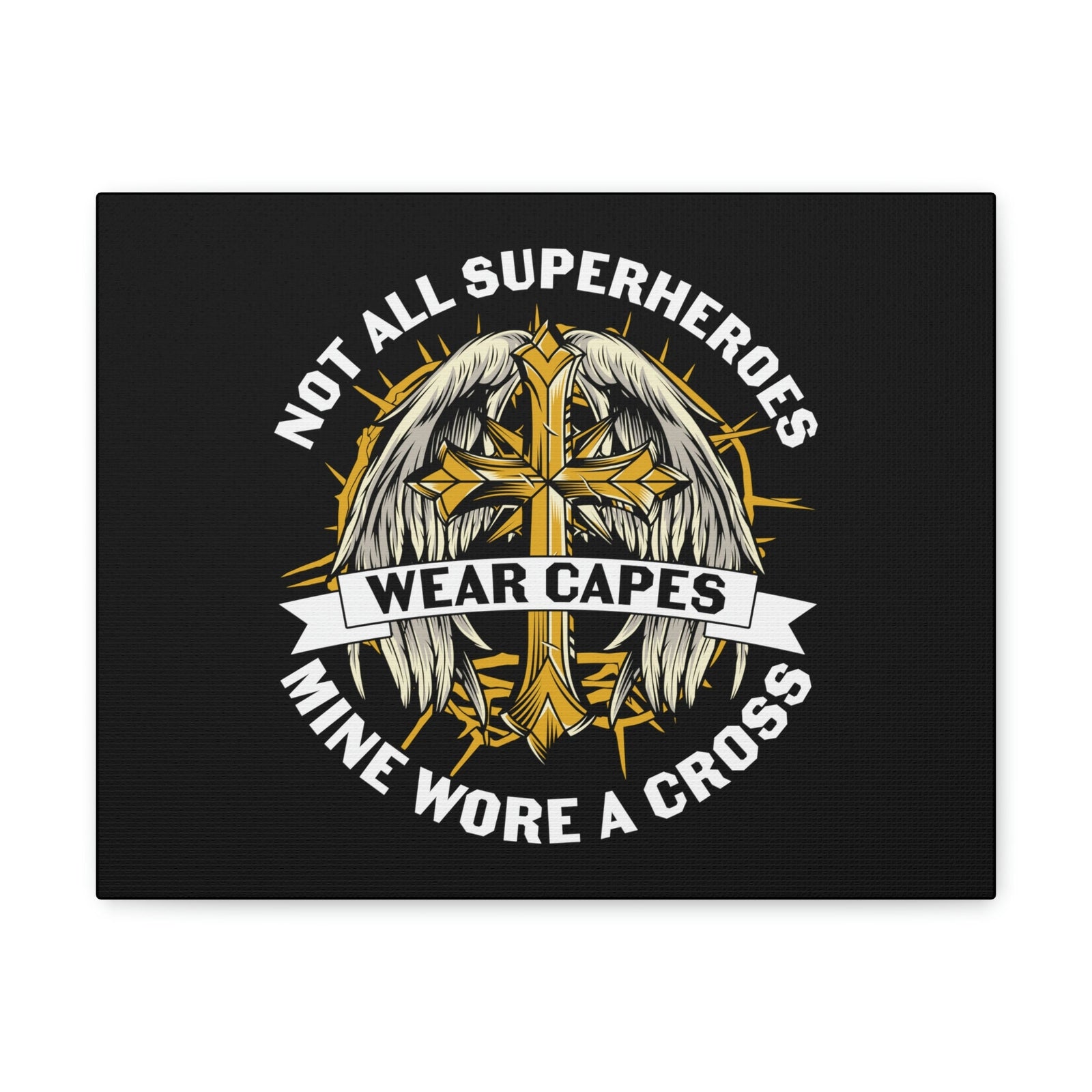 Scripture Walls Mine Wore A Cross Zephaniah 3:17 Christian Wall Art Bible Verse Print Ready to Hang Unframed-Express Your Love Gifts