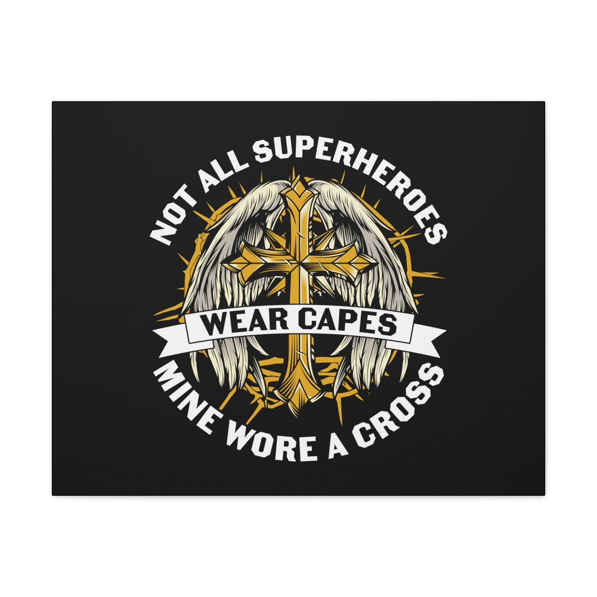 Scripture Walls Mine Wore A Cross Zephaniah 3:17 Christian Wall Art Bible Verse Print Ready to Hang Unframed-Express Your Love Gifts