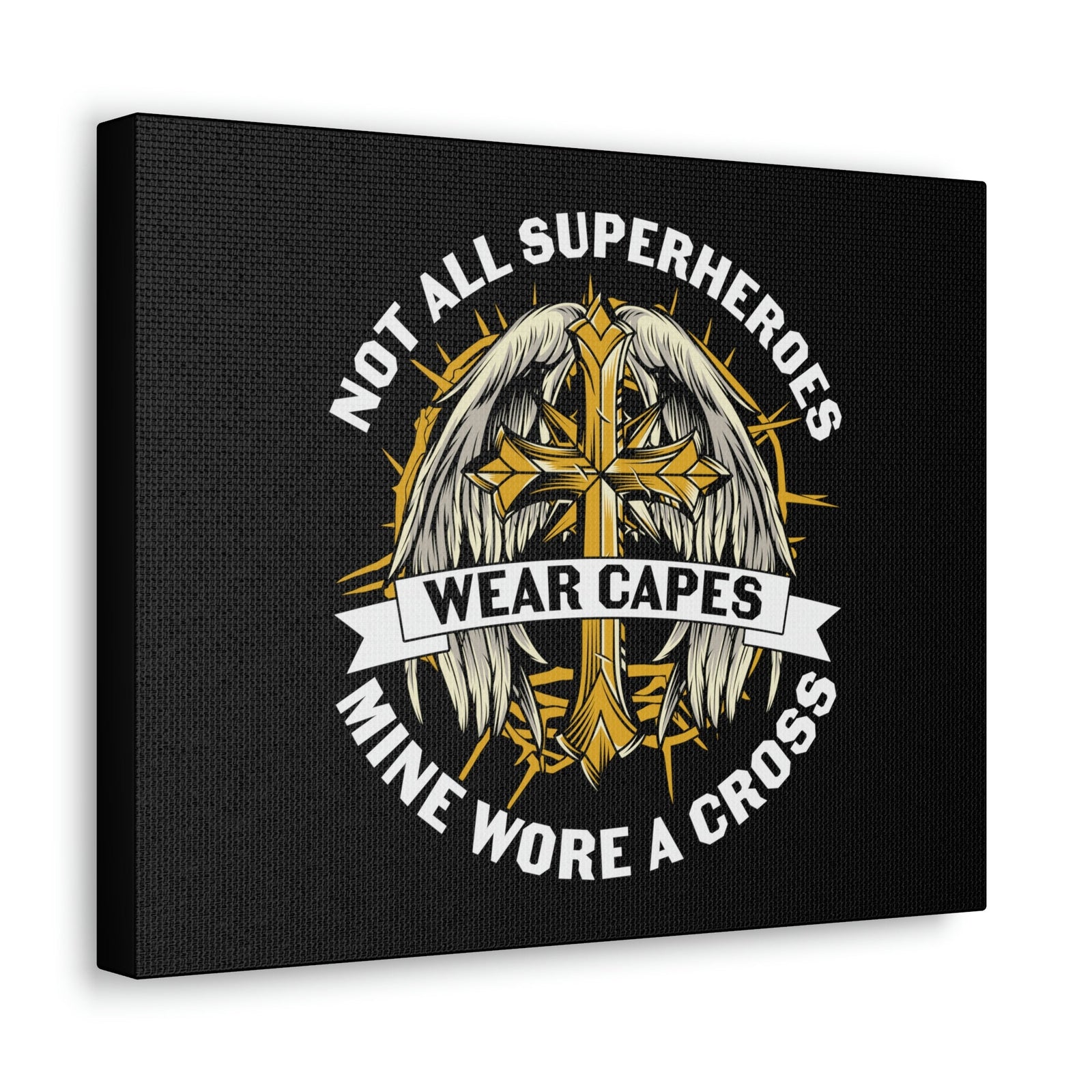 Scripture Walls Mine Wore A Cross Zephaniah 3:17 Christian Wall Art Bible Verse Print Ready to Hang Unframed-Express Your Love Gifts