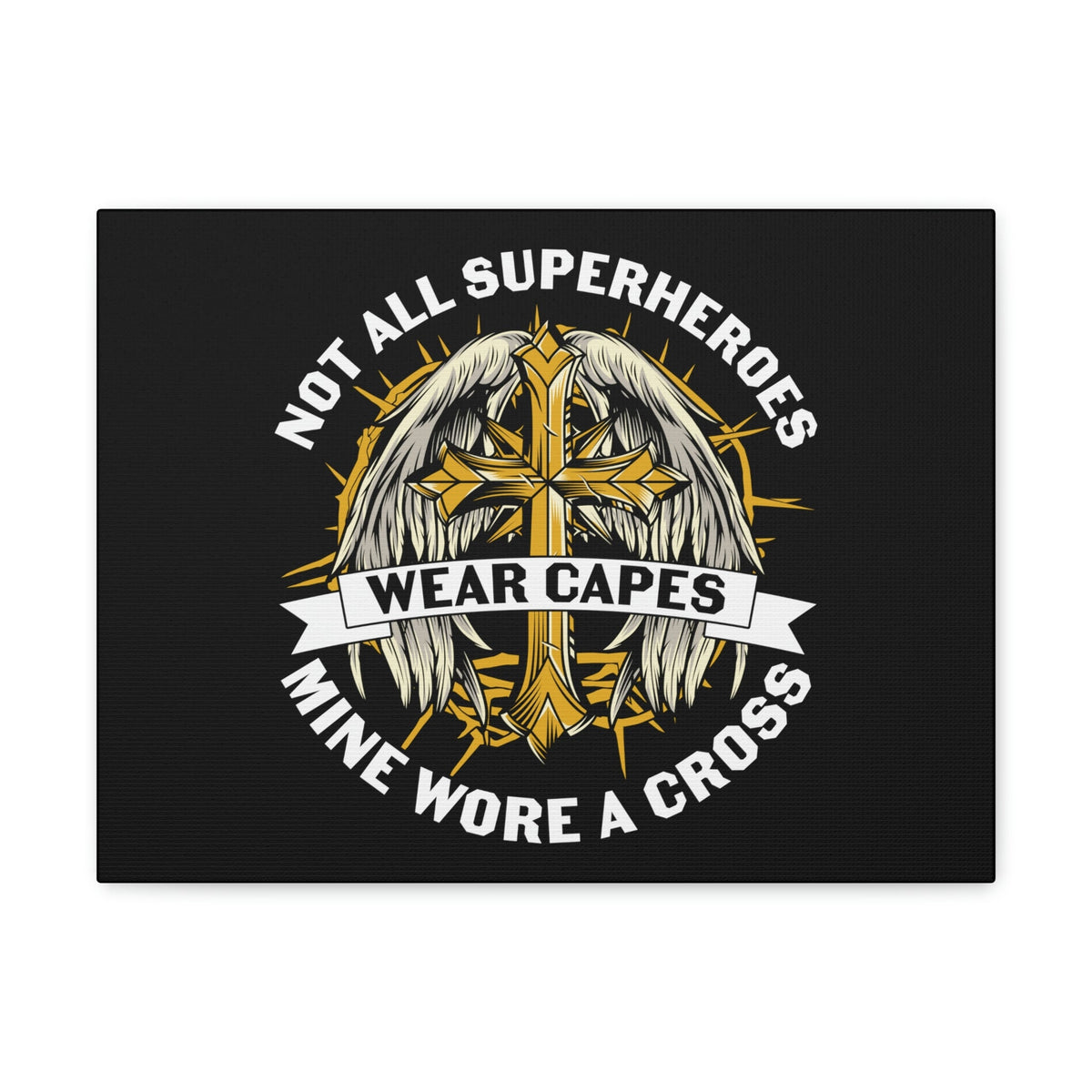 Scripture Walls Mine Wore A Cross Zephaniah 3:17 Christian Wall Art Bible Verse Print Ready to Hang Unframed-Express Your Love Gifts