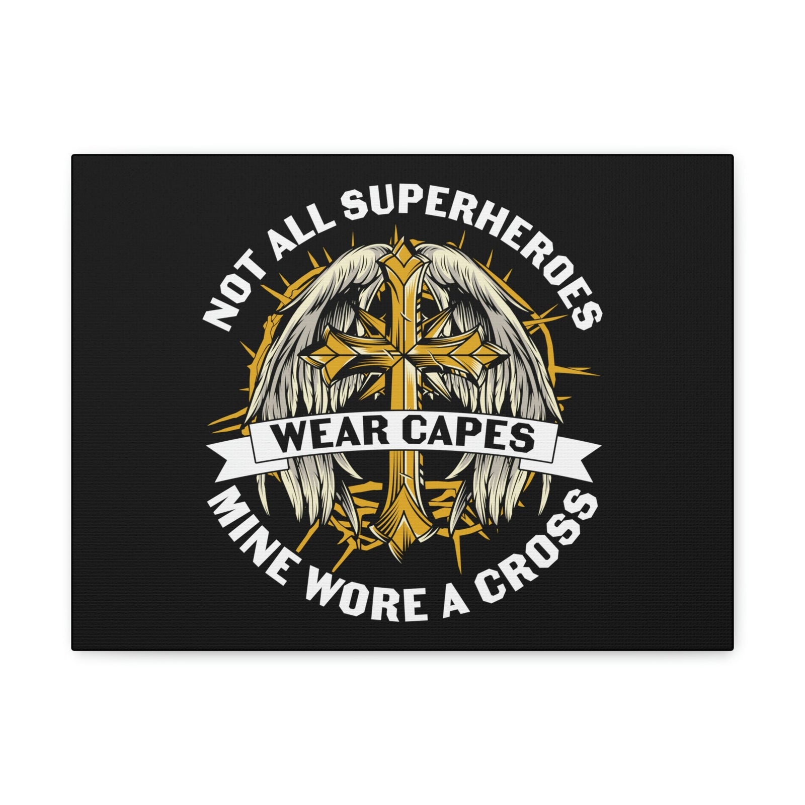 Scripture Walls Mine Wore A Cross Zephaniah 3:17 Christian Wall Art Bible Verse Print Ready to Hang Unframed-Express Your Love Gifts