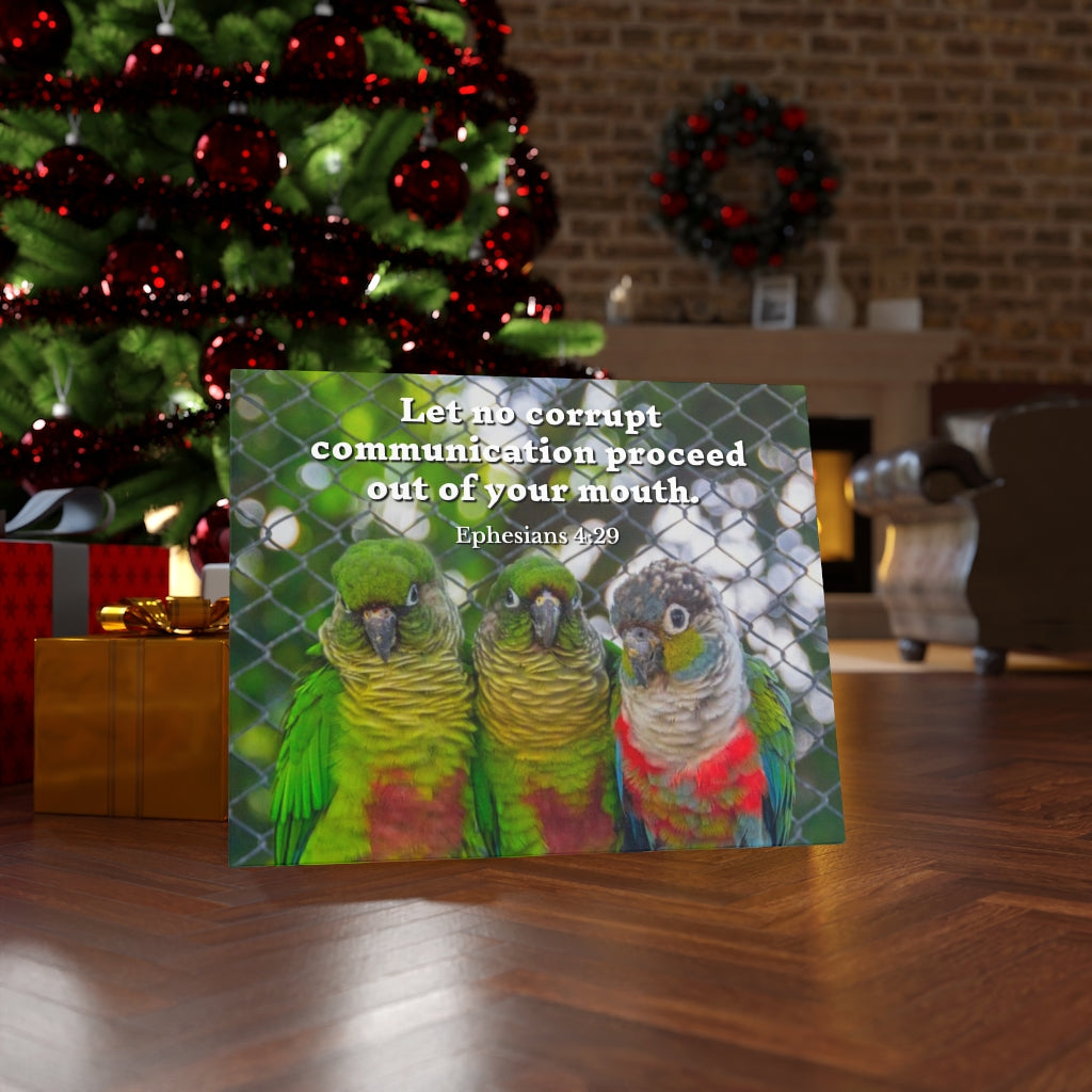 Scripture Walls Minister Grace Ephesians 4:29 Bible Verse Canvas Christian Wall Art Ready to Hang Unframed-Express Your Love Gifts