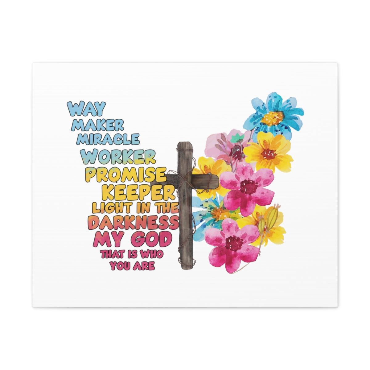 Scripture Walls Miracle Worker 2 Corinthians 1:20 Christian Wall Art Bible Verse Print Ready to Hang Unframed-Express Your Love Gifts