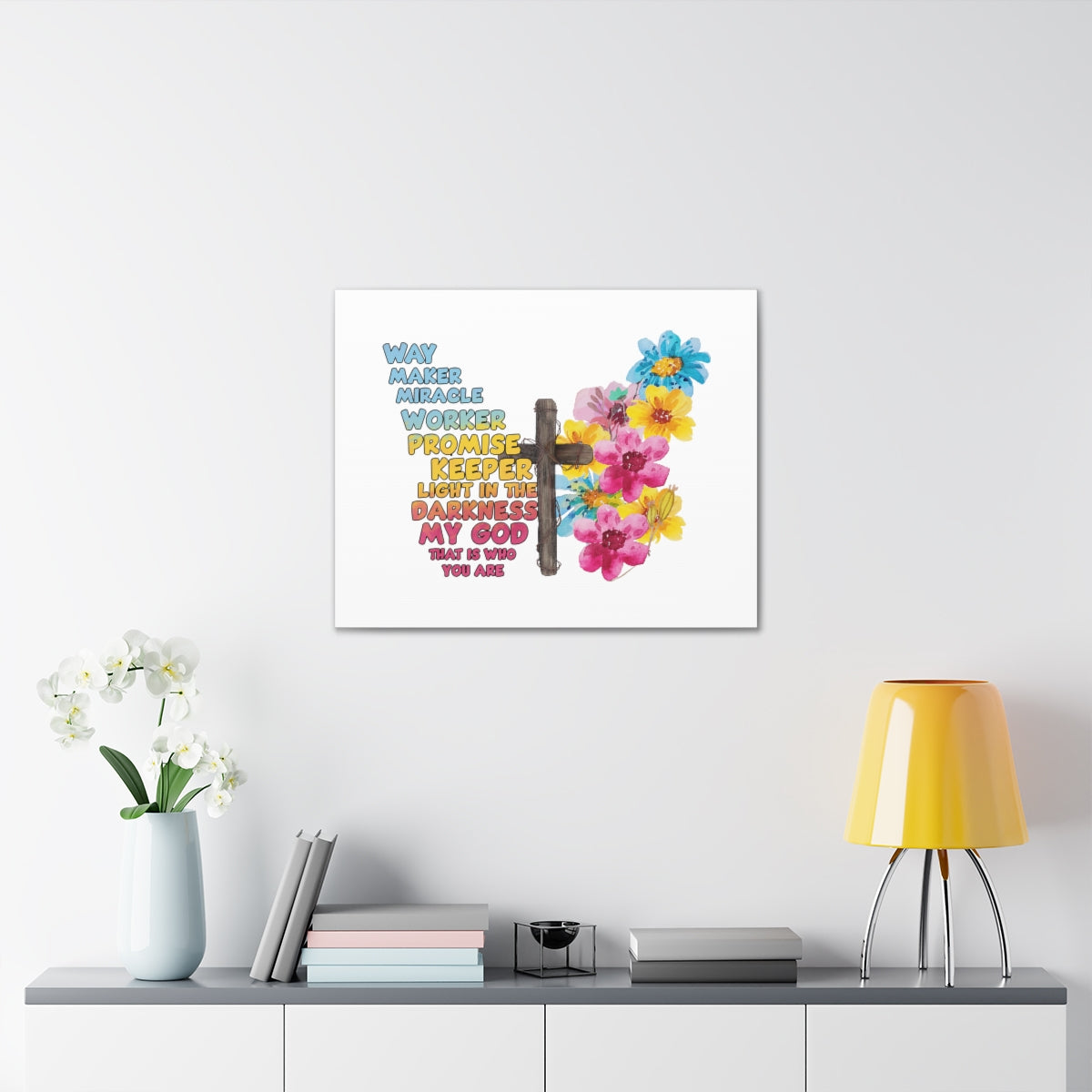Scripture Walls Miracle Worker 2 Corinthians 1:20 Christian Wall Art Bible Verse Print Ready to Hang Unframed-Express Your Love Gifts