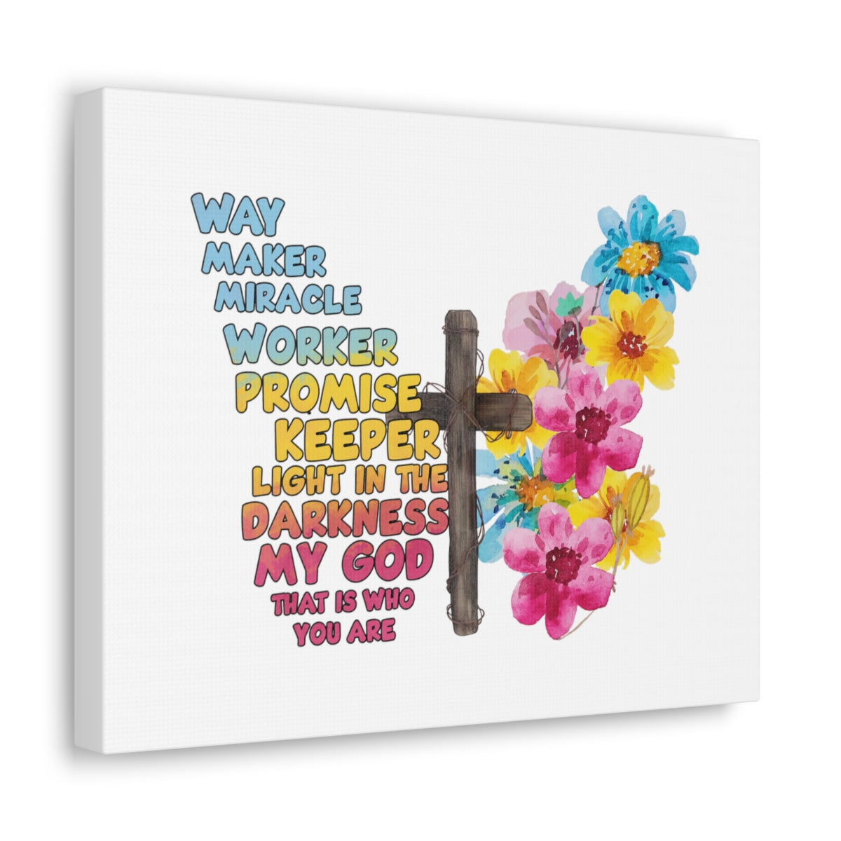 Scripture Walls Miracle Worker 2 Corinthians 1:20 Christian Wall Art Bible Verse Print Ready to Hang Unframed-Express Your Love Gifts