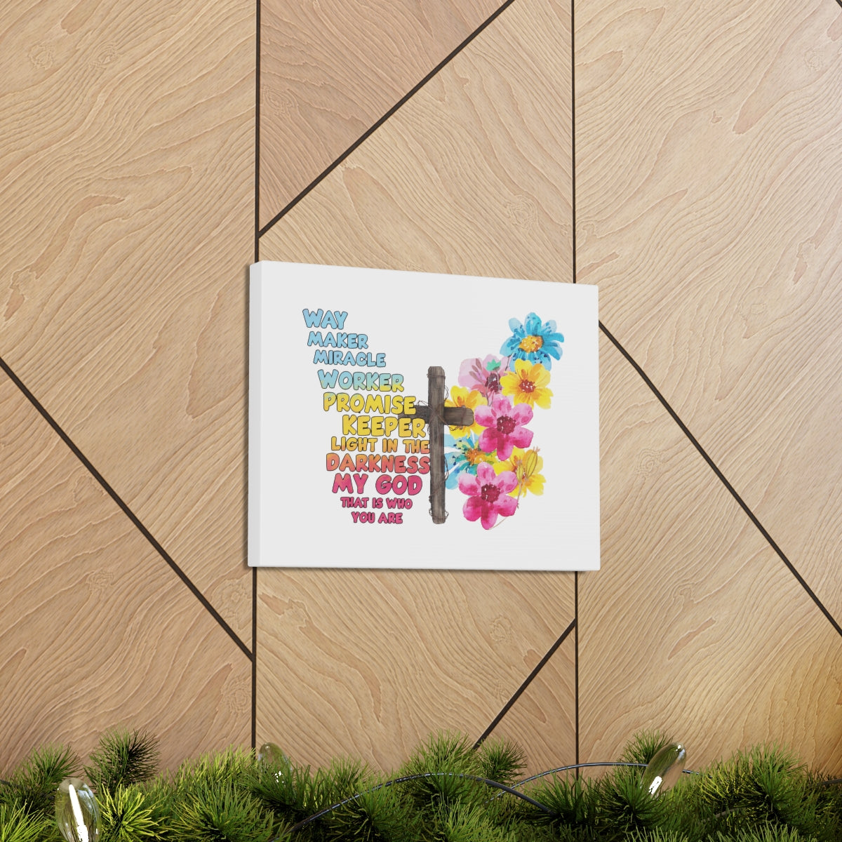 Scripture Walls Miracle Worker 2 Corinthians 1:20 Christian Wall Art Bible Verse Print Ready to Hang Unframed-Express Your Love Gifts