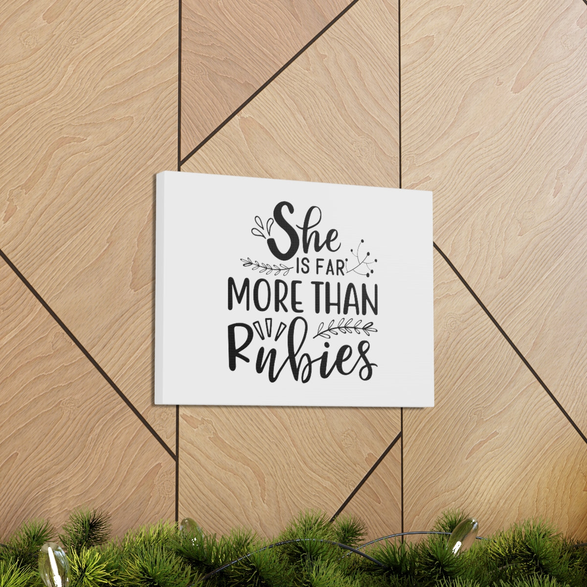 Scripture Walls More Than Rubies Luke 12:7 Branches Christian Wall Art Bible Verse Print Ready to Hang Unframed-Express Your Love Gifts