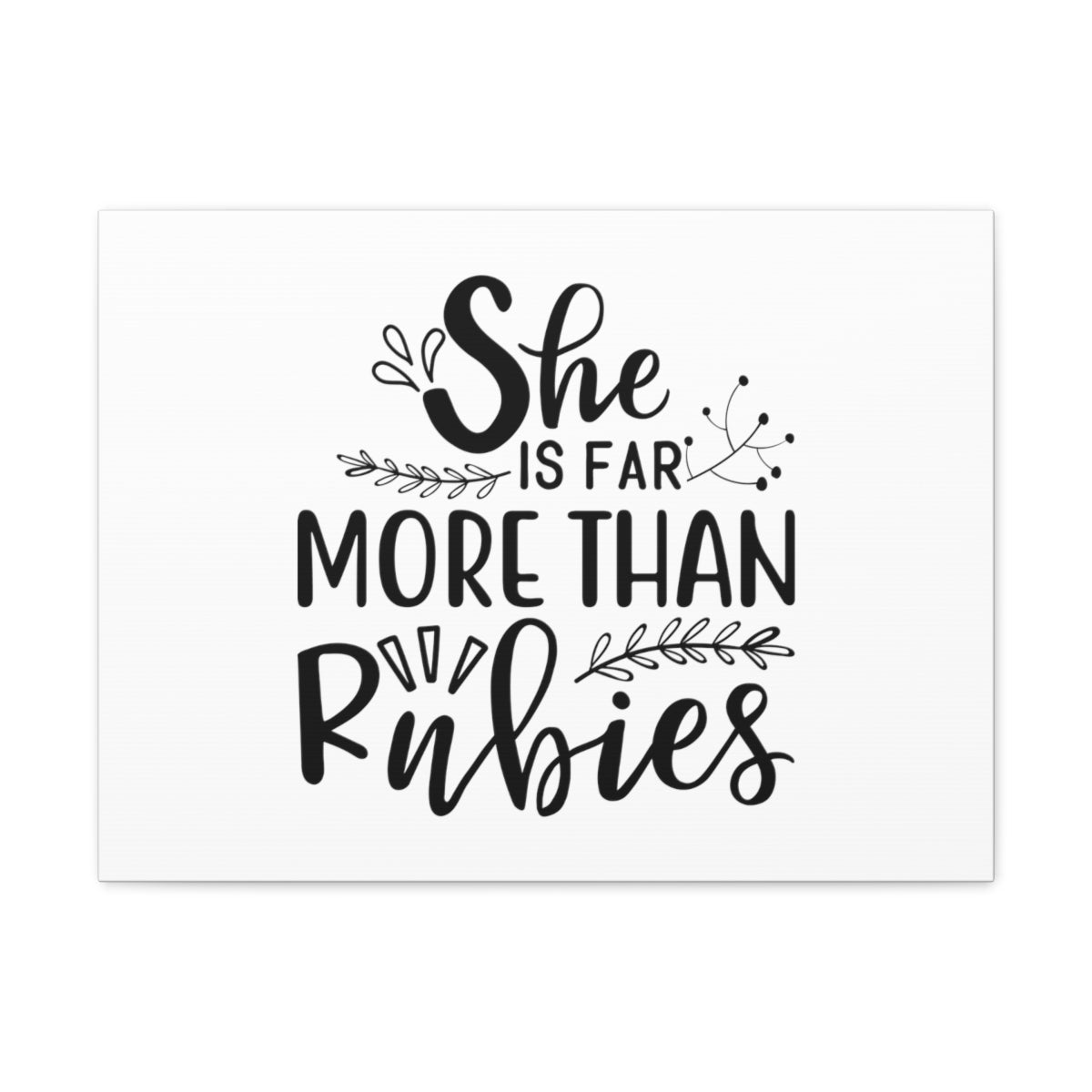 Scripture Walls More Than Rubies Luke 12:7 Branches Christian Wall Art Bible Verse Print Ready to Hang Unframed-Express Your Love Gifts