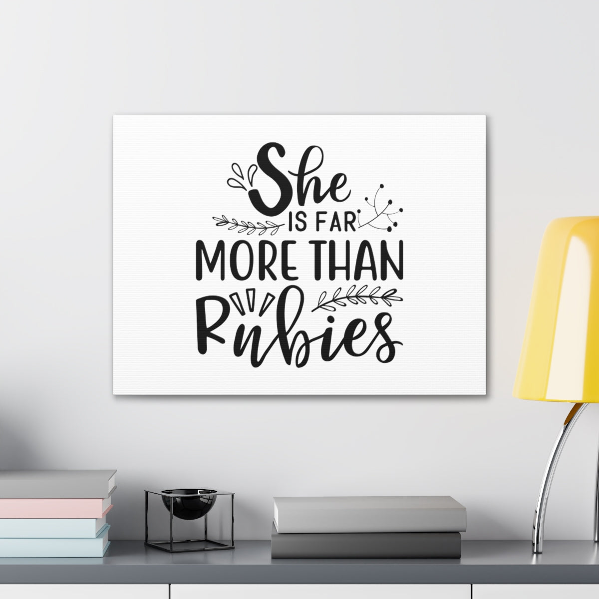 Scripture Walls More Than Rubies Luke 12:7 Branches Christian Wall Art Bible Verse Print Ready to Hang Unframed-Express Your Love Gifts