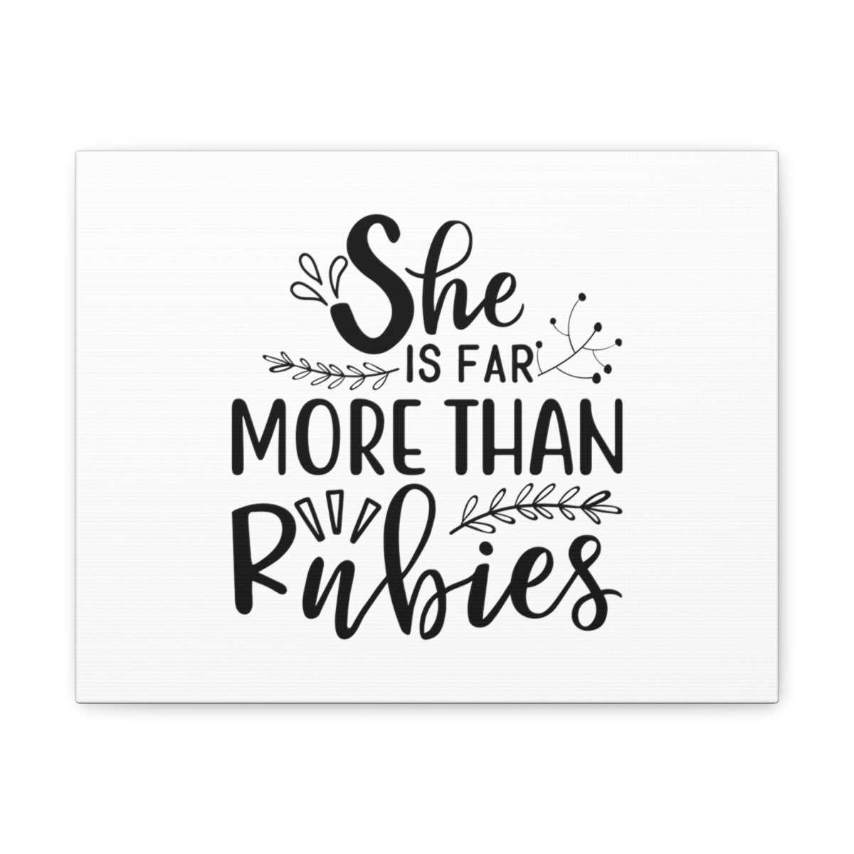 Scripture Walls More Than Rubies Luke 12:7 Branches Christian Wall Art Bible Verse Print Ready to Hang Unframed-Express Your Love Gifts