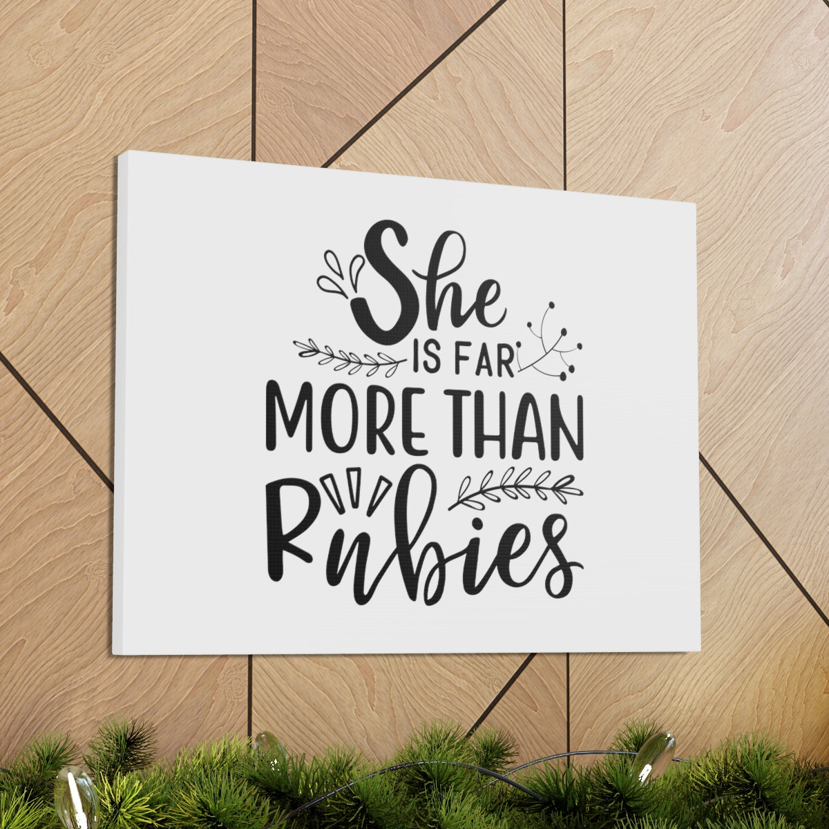 Scripture Walls More Than Rubies Luke 12:7 Branches Christian Wall Art Bible Verse Print Ready to Hang Unframed-Express Your Love Gifts