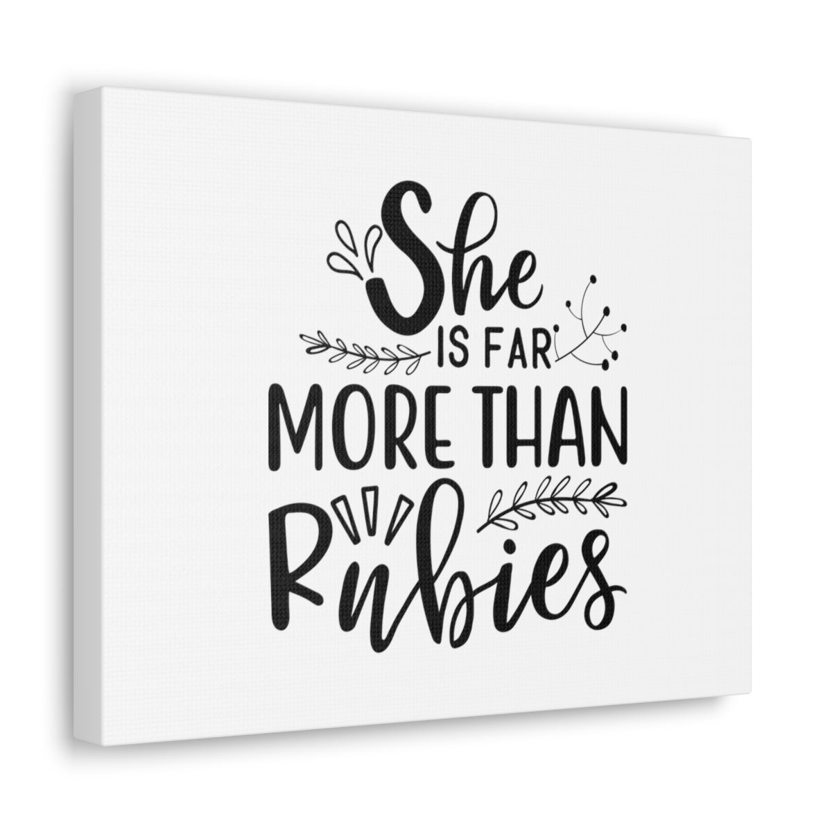 Scripture Walls More Than Rubies Luke 12:7 Branches Christian Wall Art Bible Verse Print Ready to Hang Unframed-Express Your Love Gifts