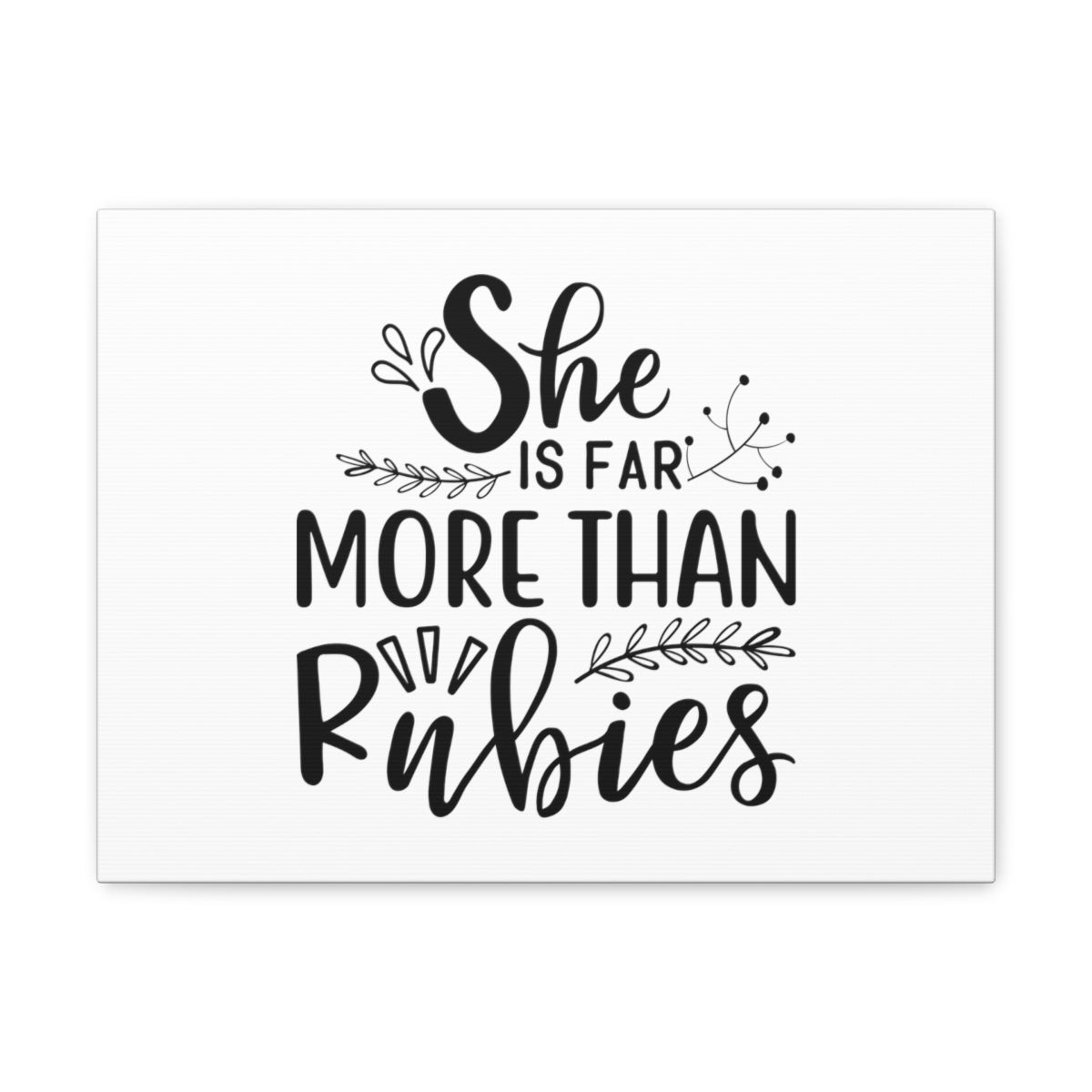 Scripture Walls More Than Rubies Luke 12:7 Branches Christian Wall Art Bible Verse Print Ready to Hang Unframed-Express Your Love Gifts