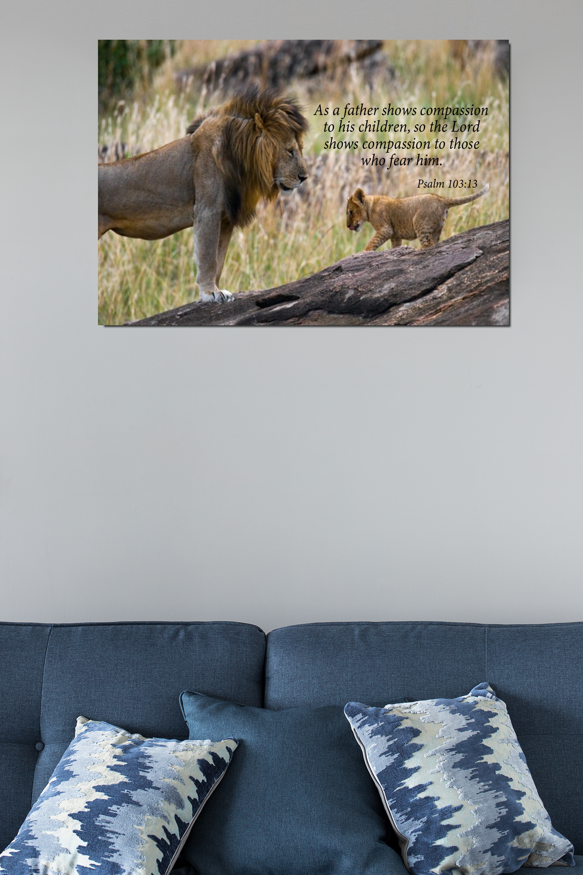 Scripture Walls More Than We Can Ask Ephesians 3:20-21 Bible Verse Canvas Christian Wall Art Ready to Hang Unframed-Express Your Love Gifts