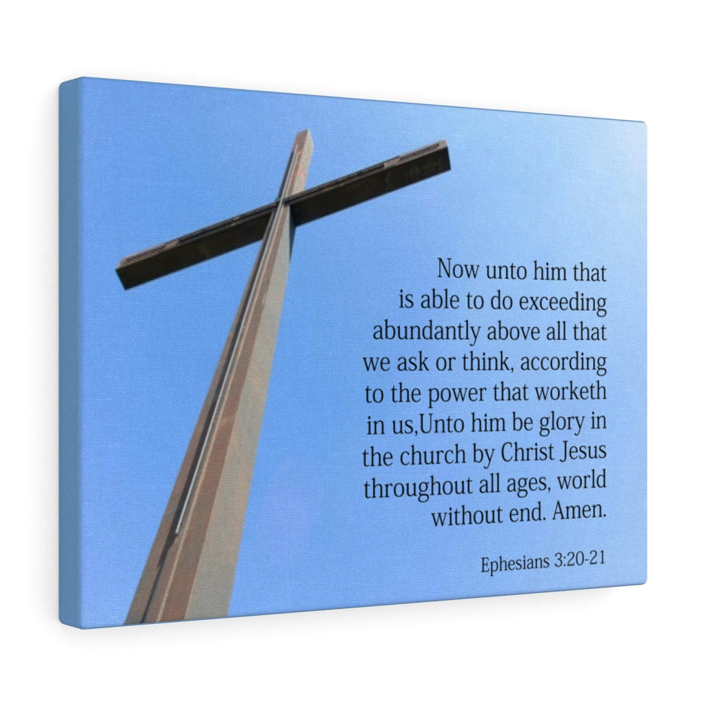 Scripture Walls More Than We Can Ask Ephesians 3:20-21 Wall Art Christian Home Decor Unframed-Express Your Love Gifts