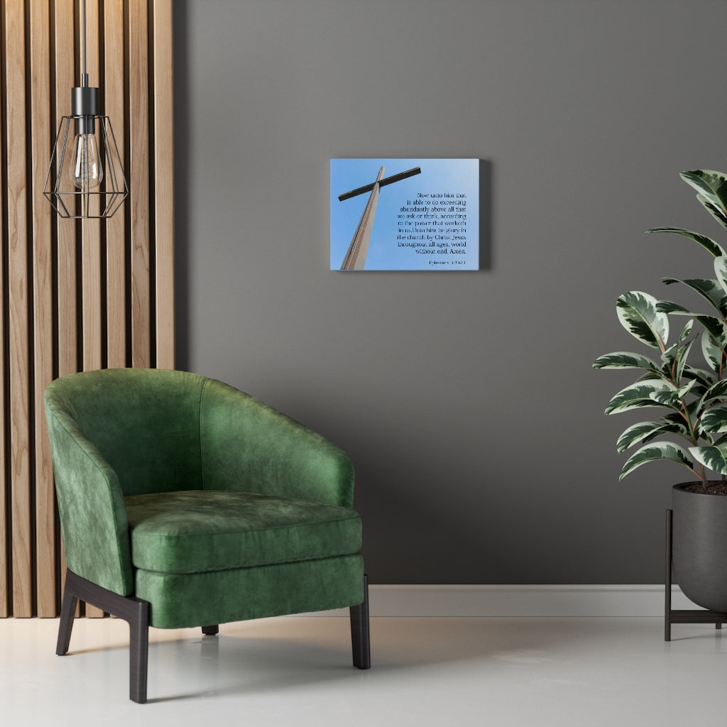 Scripture Walls More Than We Can Ask Ephesians 3:20-21 Wall Art Christian Home Decor Unframed-Express Your Love Gifts