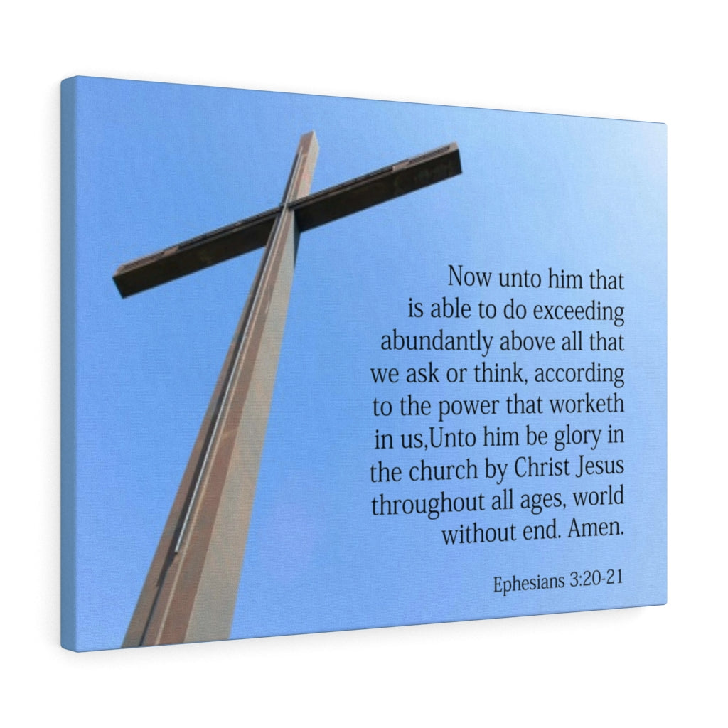 Scripture Walls More Than We Can Ask Ephesians 3:20-21 Wall Art Christian Home Decor Unframed-Express Your Love Gifts