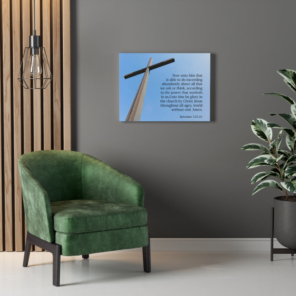 Scripture Walls More Than We Can Ask Ephesians 3:20-21 Wall Art Christian Home Decor Unframed-Express Your Love Gifts