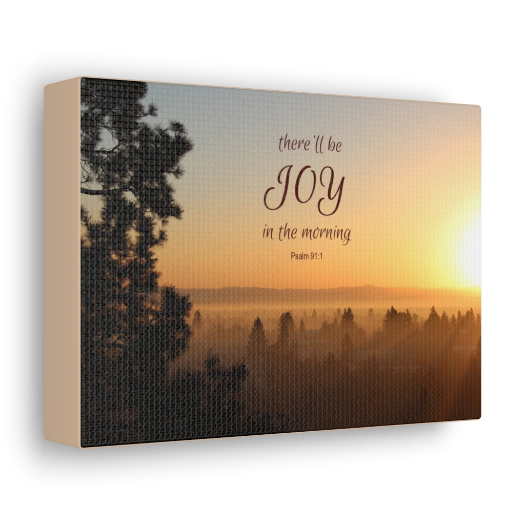 Scripture Walls Morning Psalm 91:1 Bible Verse Canvas Christian Wall Art Ready to Hang Unframed-Express Your Love Gifts