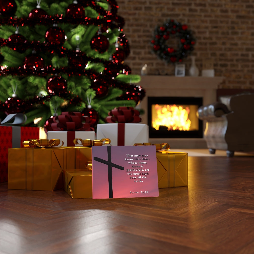 Scripture Walls Most High Psalms 83:18 Bible Verse Canvas Christian Wall Art Ready to Hang Unframed-Express Your Love Gifts