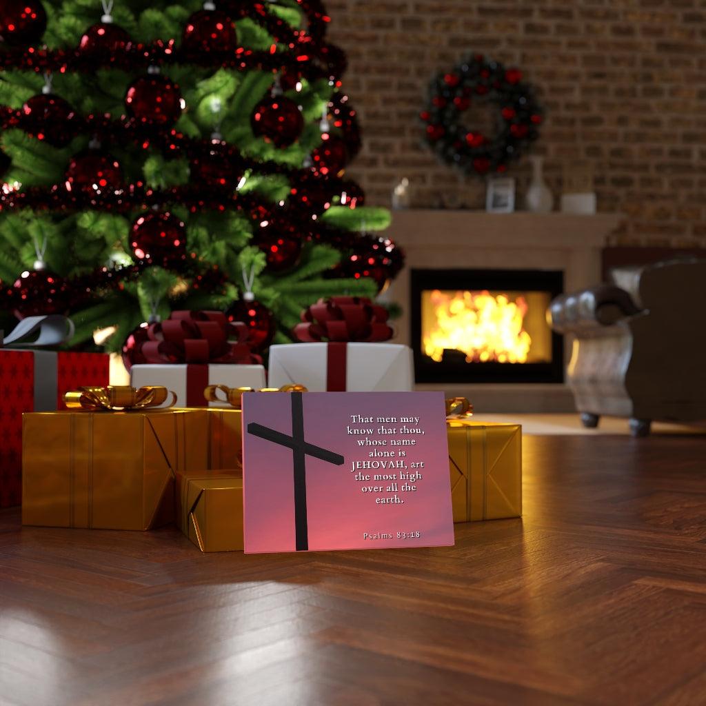 Scripture Walls Most High Psalms 83:18 Bible Verse Canvas Christian Wall Art Ready to Hang Unframed-Express Your Love Gifts